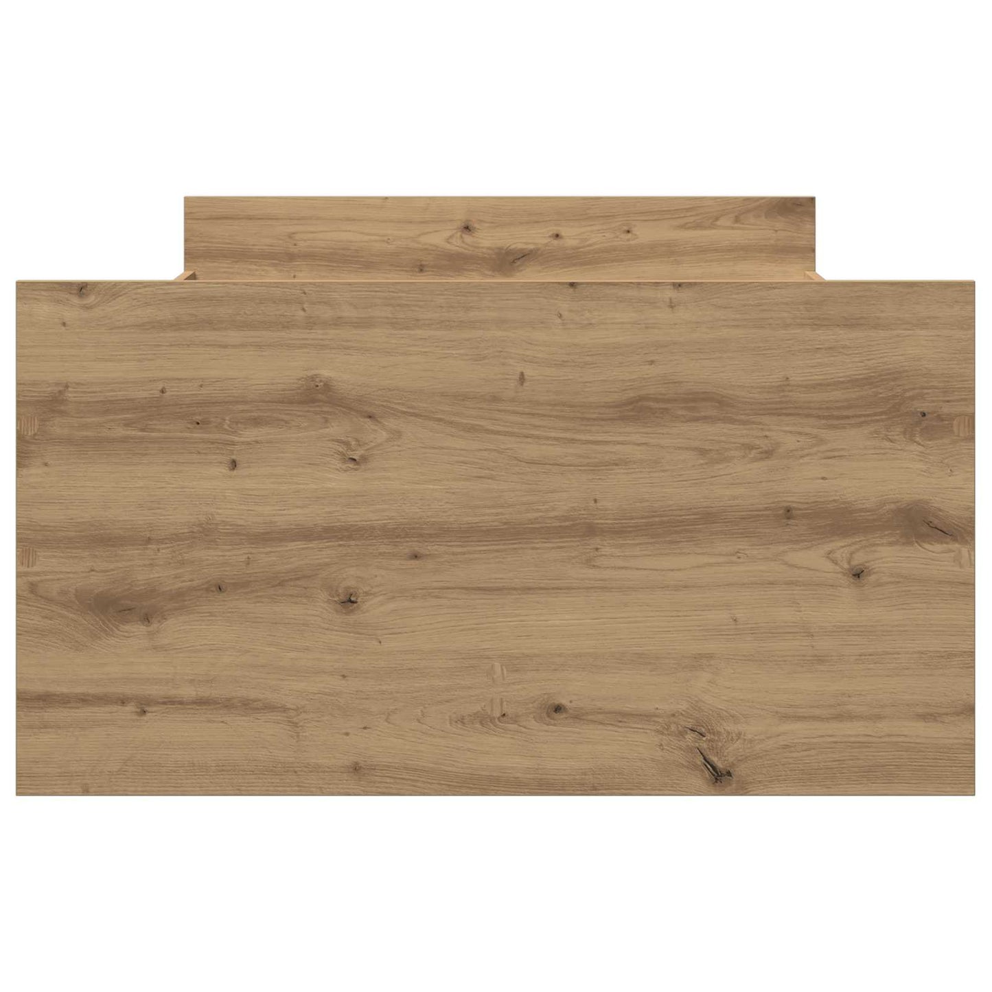 Bedframe Artisanaal eiken 90 x 200 cm Bewerkt hout