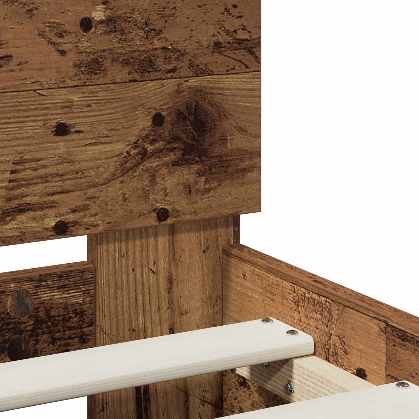 Bedframe Oud hout 140 x 190 cm Bewerkt hout