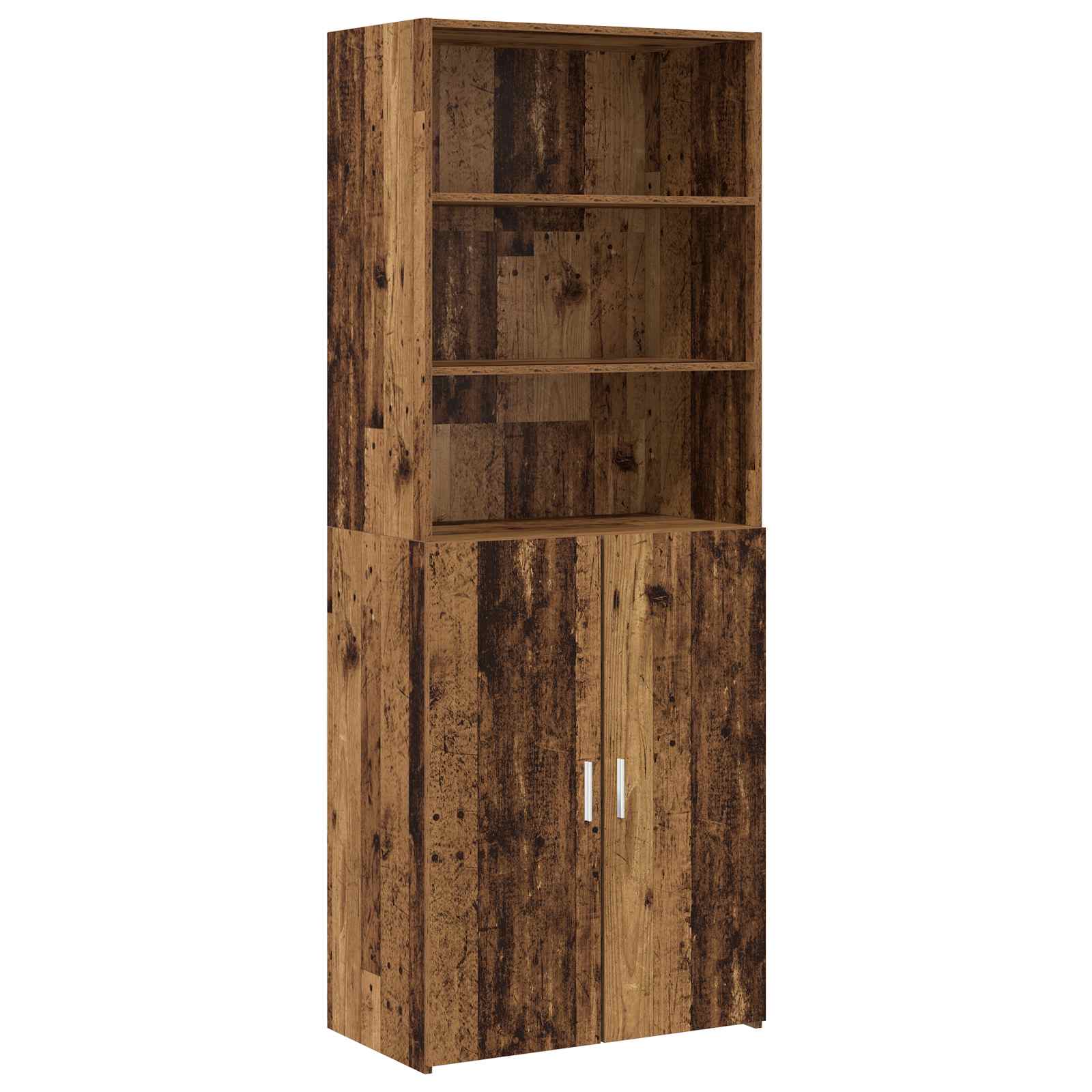 Hoge kast Oud hout 70 x 42,5 x 185 cm Bewerkt hout is nu te koop bij PeponiXL, paradijselijk wonen!