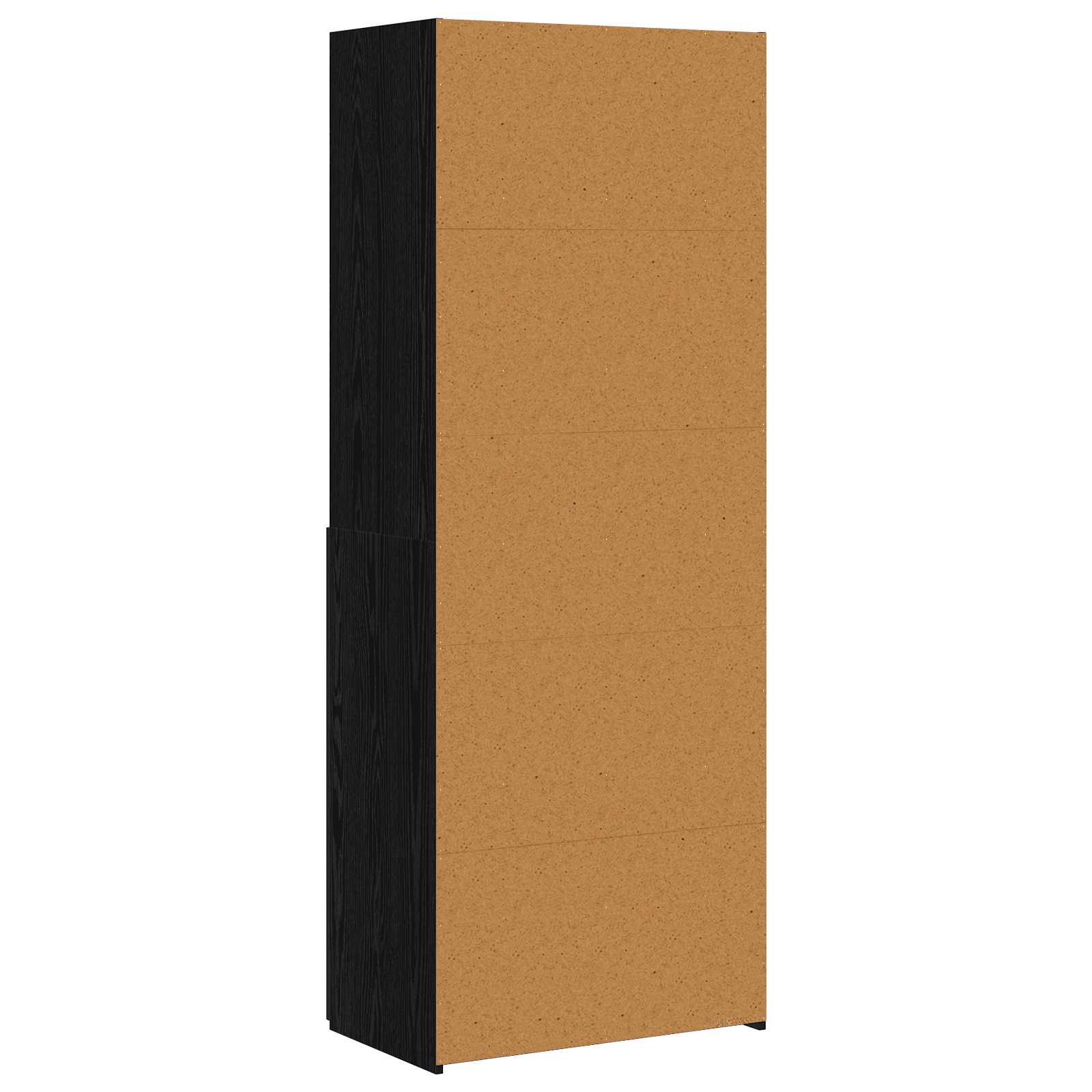 Hoge kast Zwart eiken 70 x 42,5 x 185 cm Bewerkt hout is nu te koop bij PeponiXL, paradijselijk wonen!