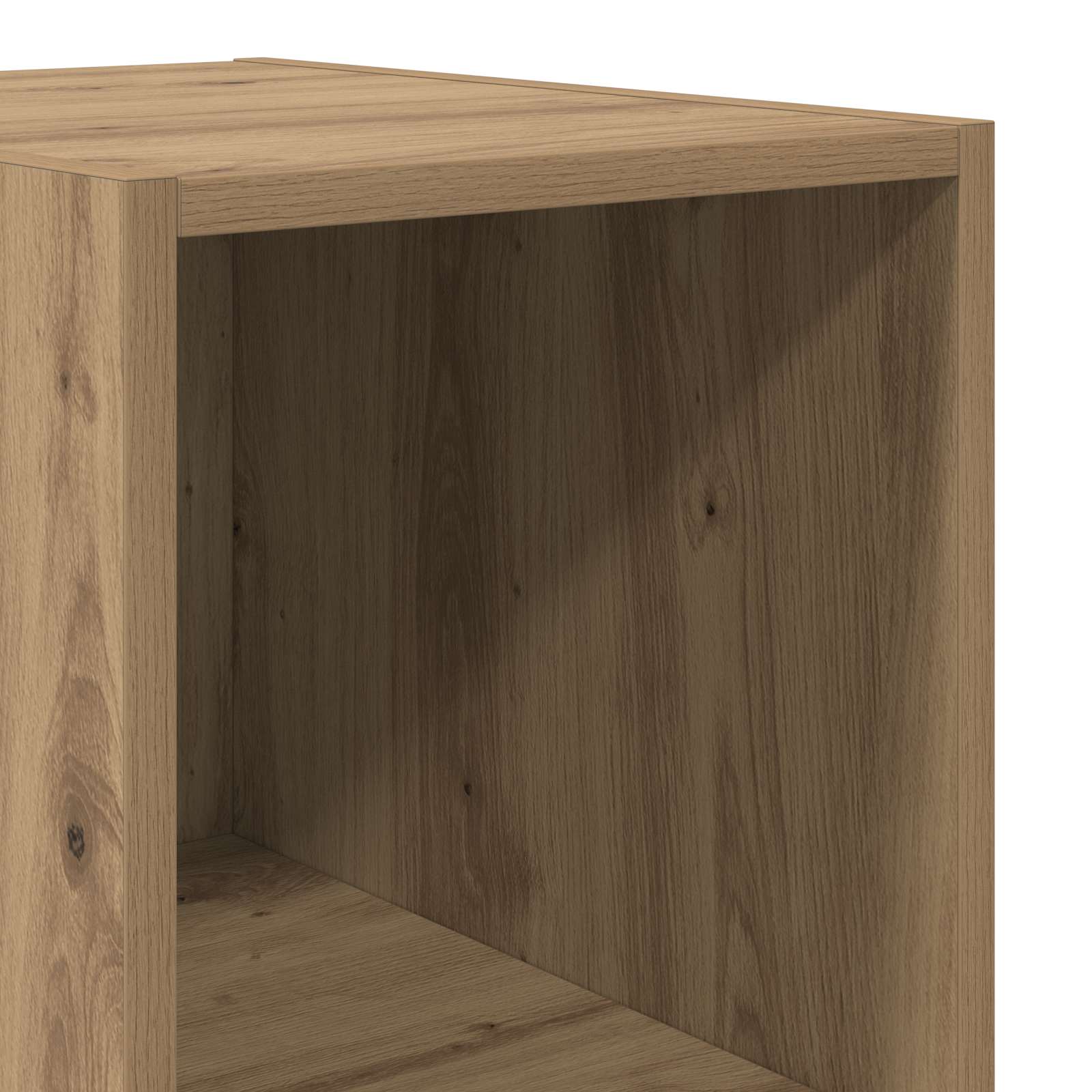Dressoir Artisanaal eiken 40 x 41 x 185 cm Bewerkt hout is nu te koop bij PeponiXL, paradijselijk wonen!