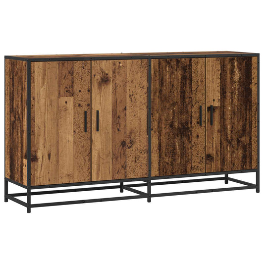 Dressoir Oud hout 134 x 35 x 76 cm Bewerkt hout is nu te koop bij PeponiXL, paradijselijk wonen!