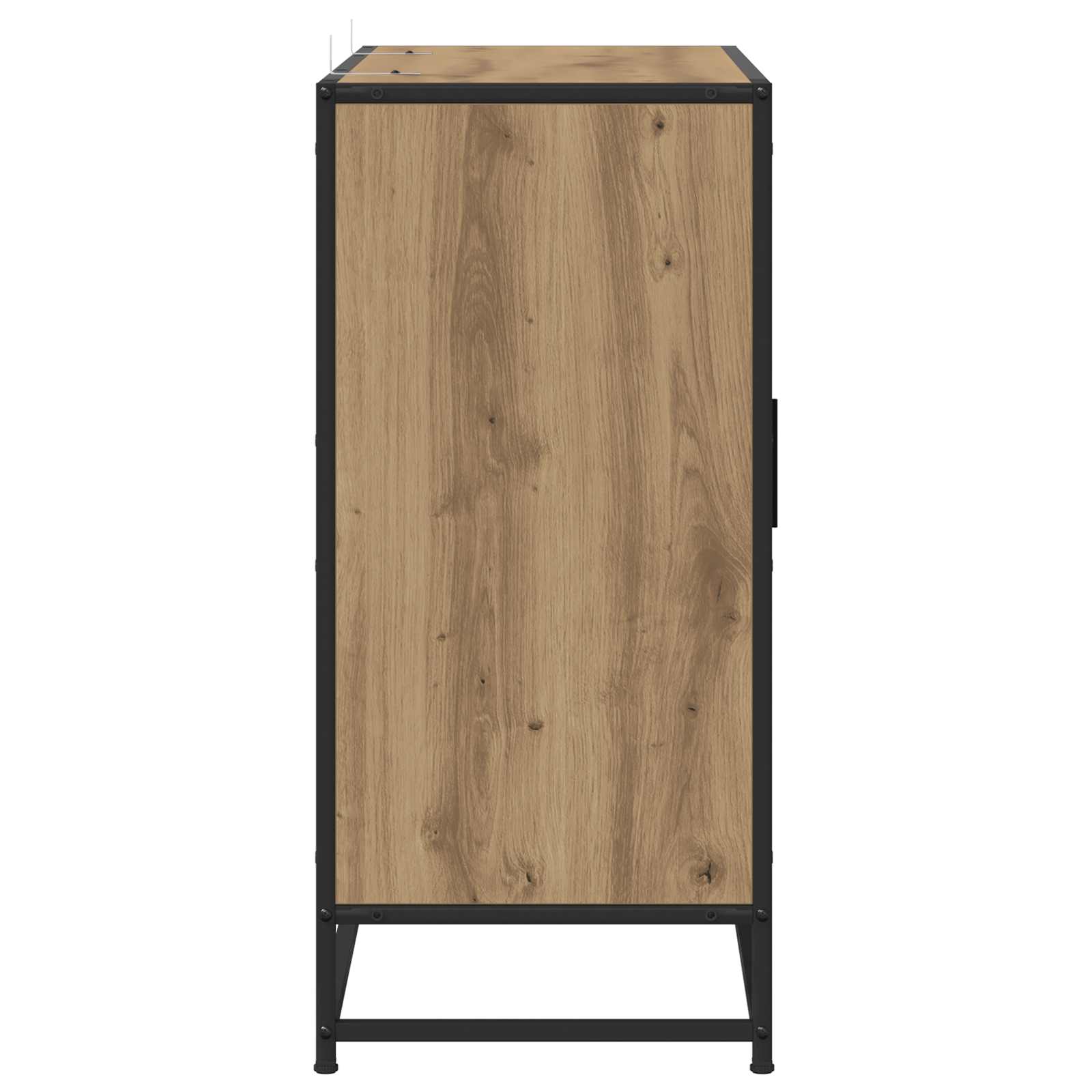 Dressoir Artisanaal eiken 92 x 35 x 76 cm Bewerkt hout is nu te koop bij PeponiXL, paradijselijk wonen!