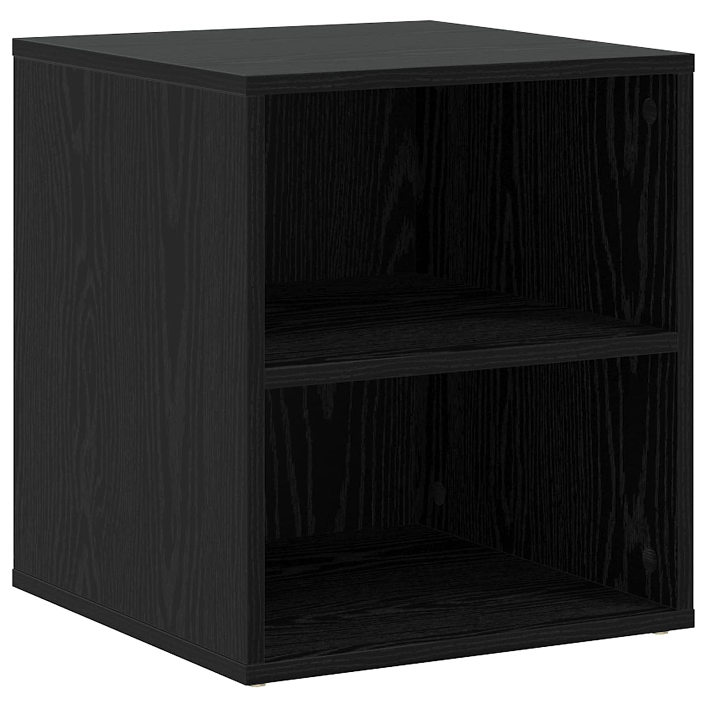 Hoekkast met lade Zwart eiken 200 x 40 x 45 cm Bewerkt hout