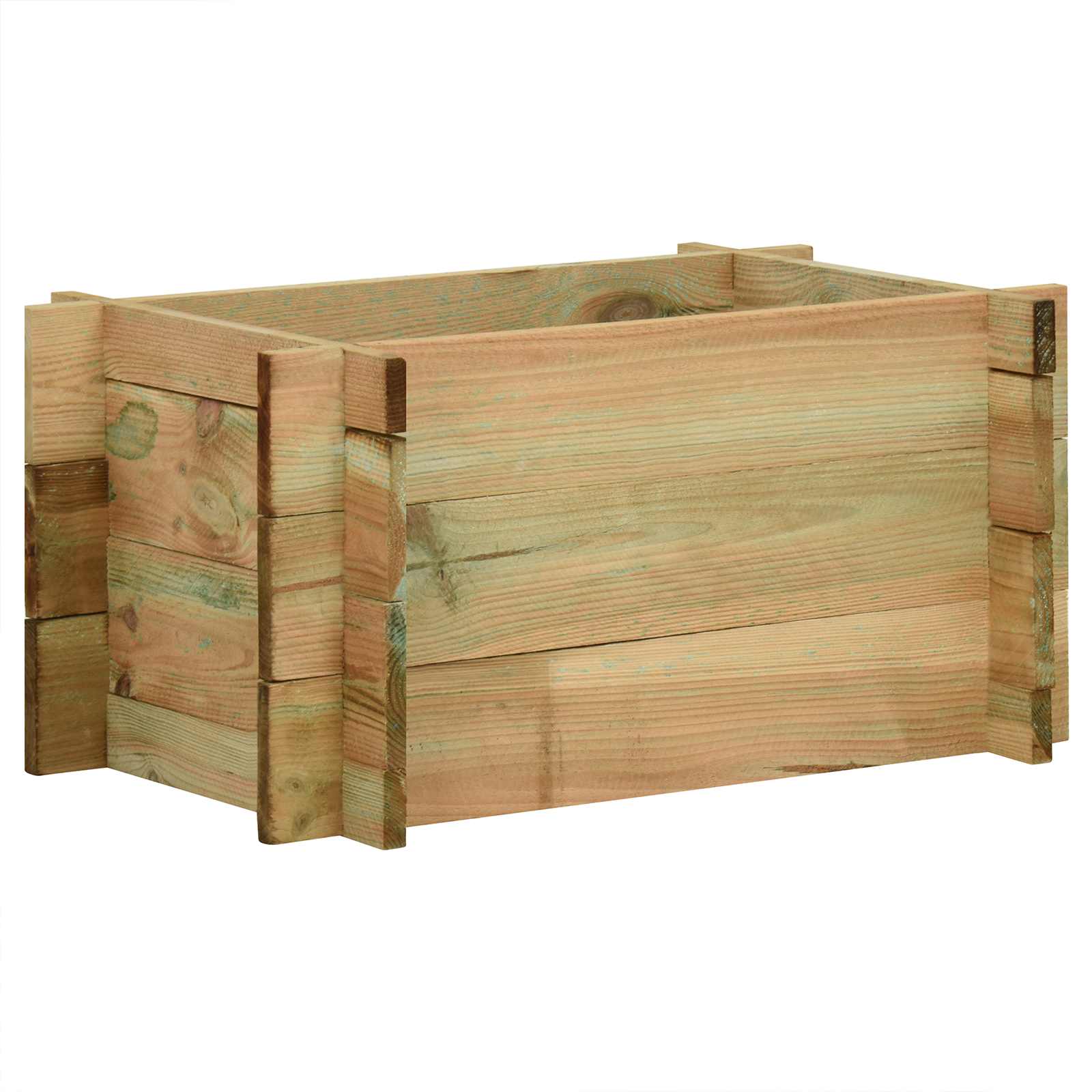 Tuin Verhoogd Groentenbed Groen 80 x 80 x 32 cm is nu te koop bij PeponiXL, paradijselijk wonen!