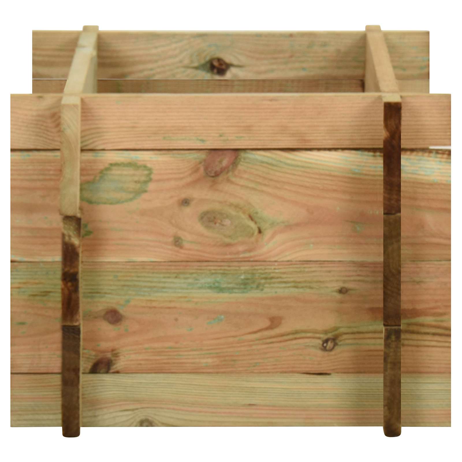Tuin Verhoogd Groentenbed Groen 80 x 80 x 32 cm is nu te koop bij PeponiXL, paradijselijk wonen!