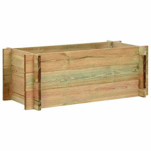 Tuin Verhoogd Groentenbed Groen 120 x 80 x 32 cm is nu te koop bij PeponiXL, paradijselijk wonen!