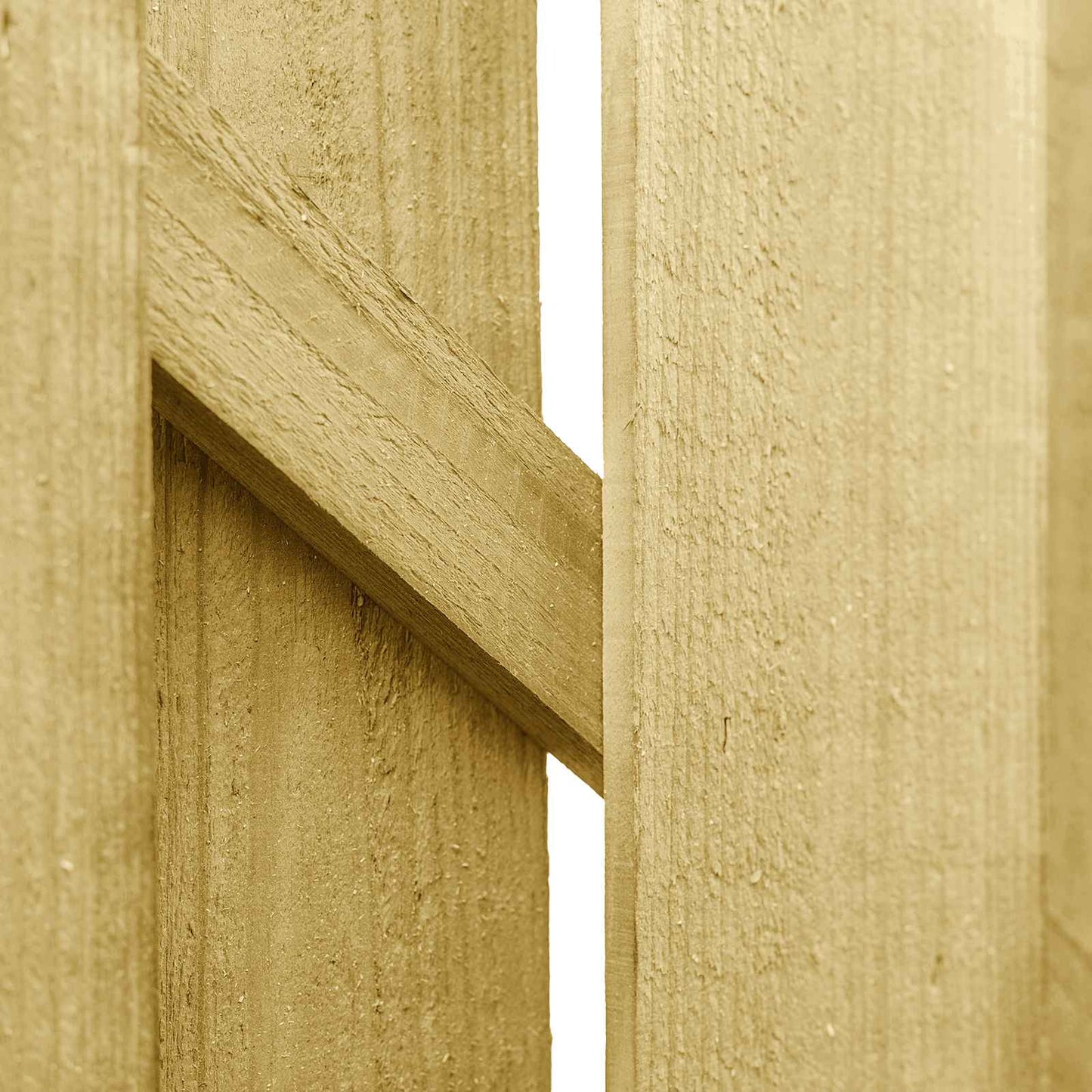 Tuinpoort 100 x 75 cm Massief grenenhout Groen is nu te koop bij PeponiXL, paradijselijk wonen!