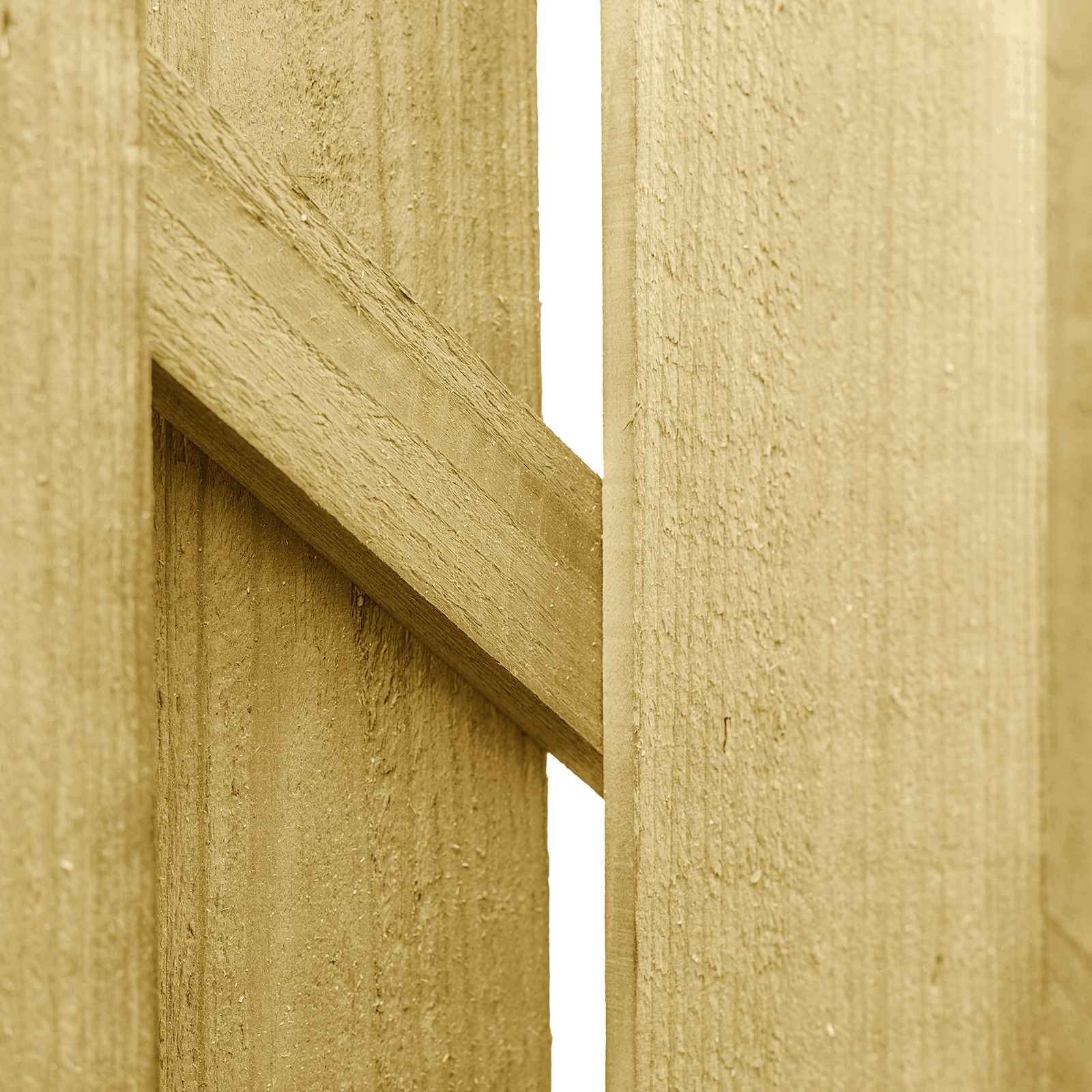 Tuinpoort 100 x 75 cm Massief grenenhout Groen is nu te koop bij PeponiXL, paradijselijk wonen!