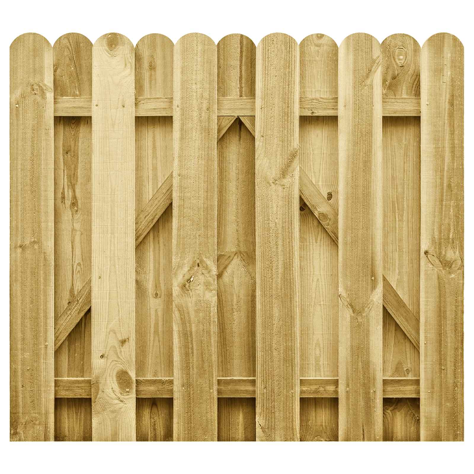 Tuinpoort 100 x 100 cm Massief grenenhout Groen is nu te koop bij PeponiXL, paradijselijk wonen!