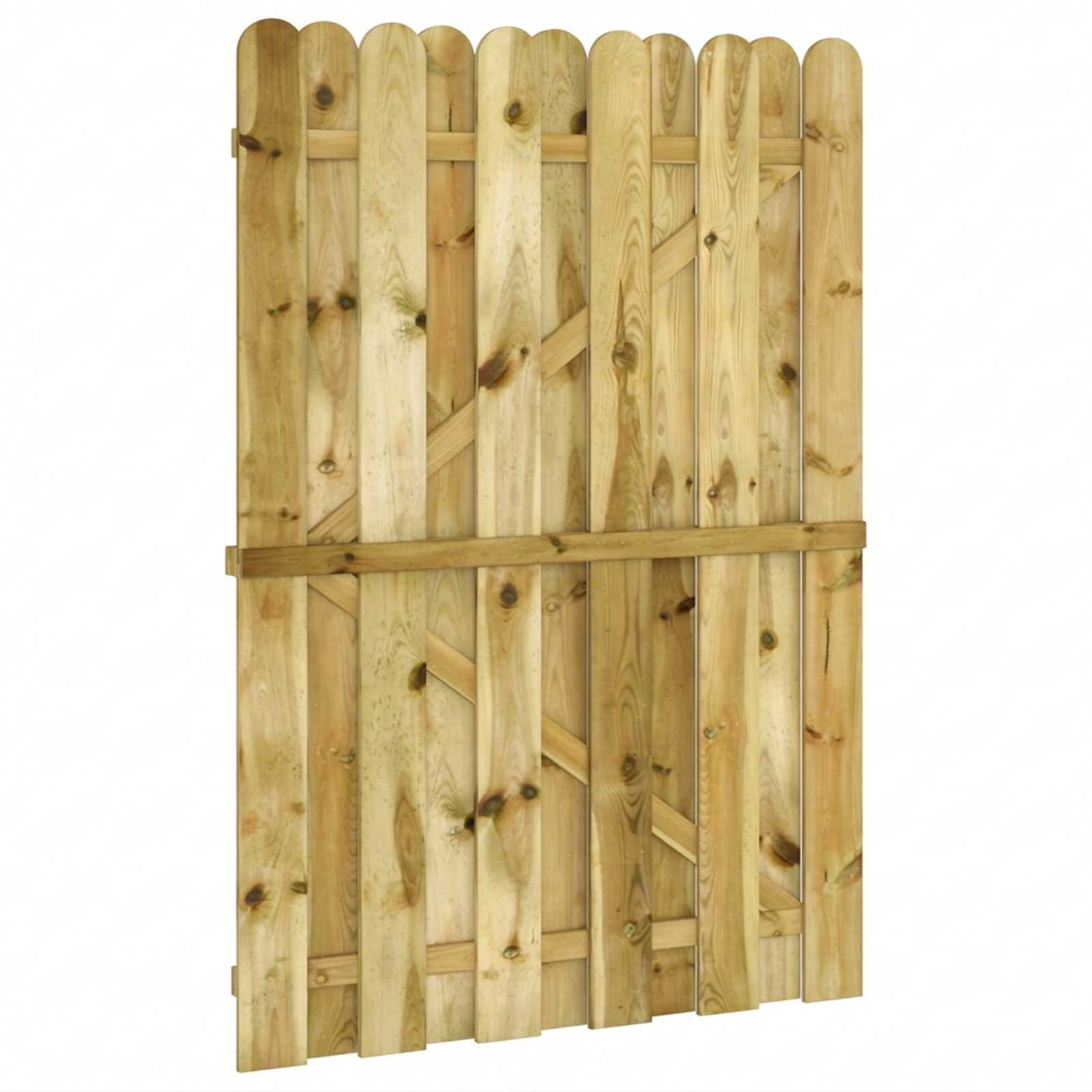 Tuinpoort 100 x 150 cm Massief grenenhout Groen is nu te koop bij PeponiXL, paradijselijk wonen!