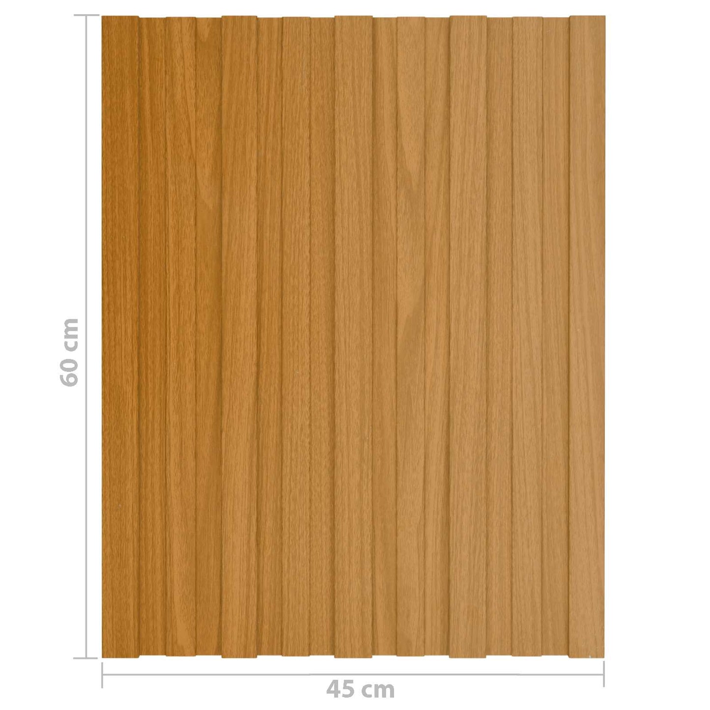 Dakpaneel 36 pcs Naturel 60 x 45 cm Gegalvaniseerd staal is nu te koop bij PeponiXL, paradijselijk wonen!