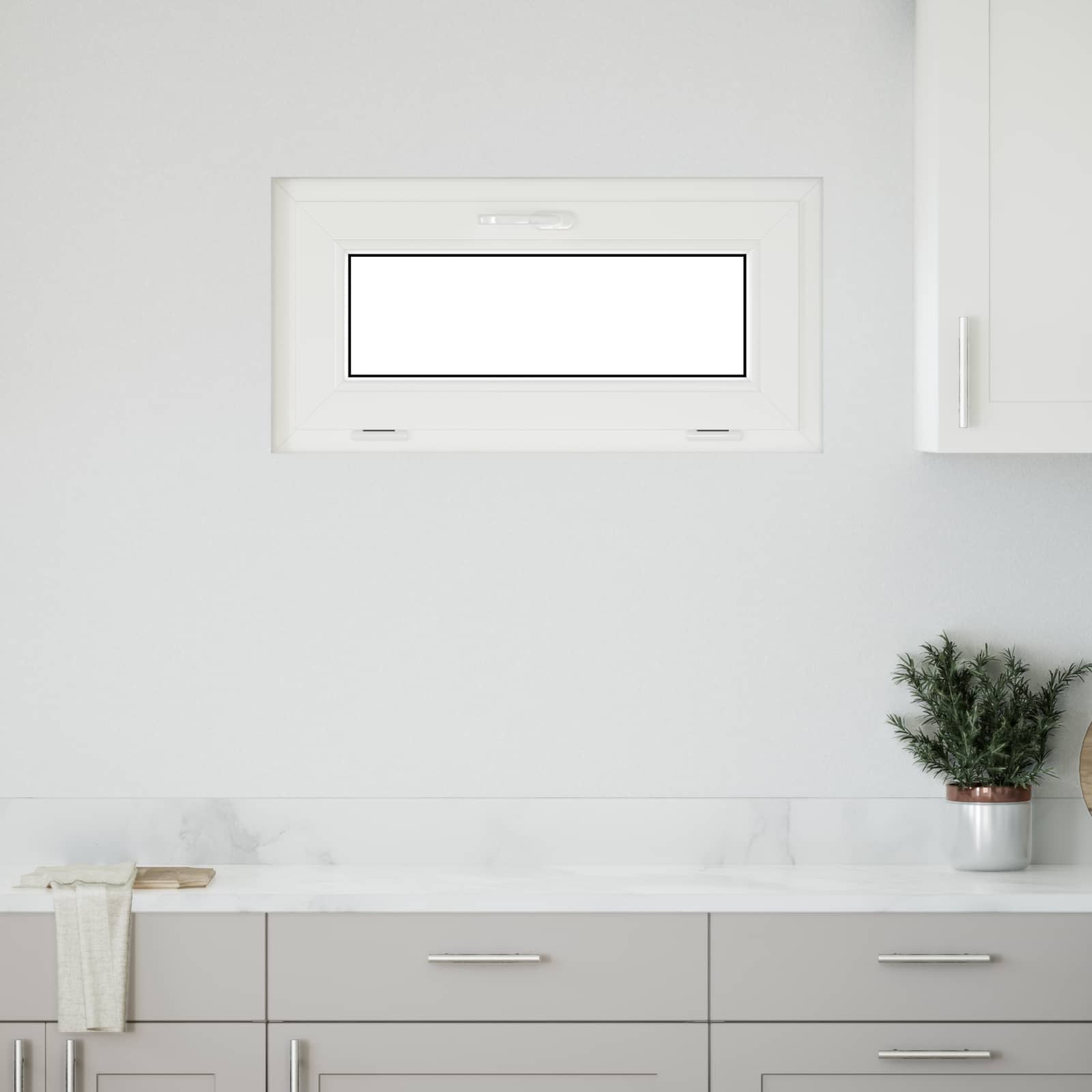 Kelderraam RISOR 80 x 40 cm PVC en glas Antracietkleurig is nu te koop bij PeponiXL, paradijselijk wonen!