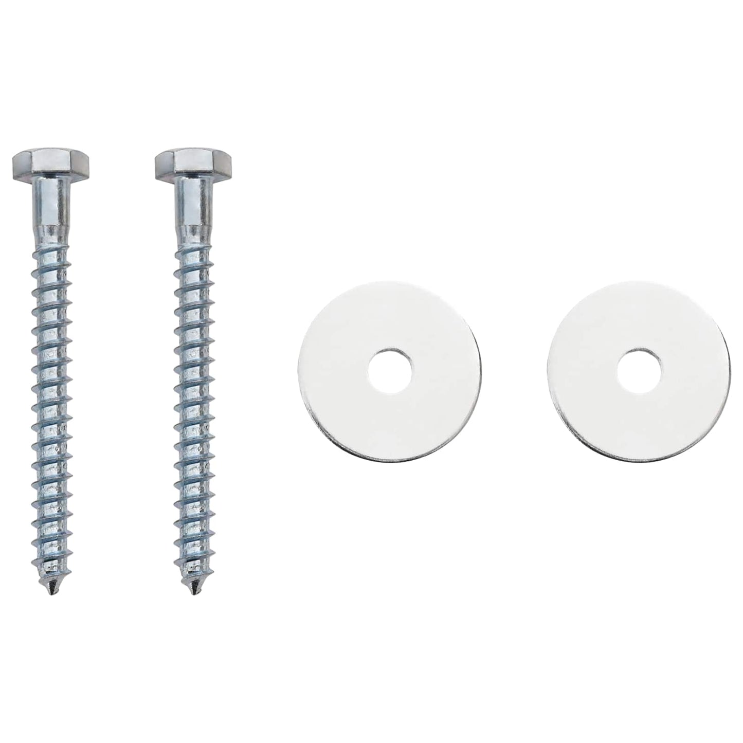 Aardeankers 2 pcs Zilverkleurig Ø10 x 30 cm is nu te koop bij PeponiXL, paradijselijk wonen!