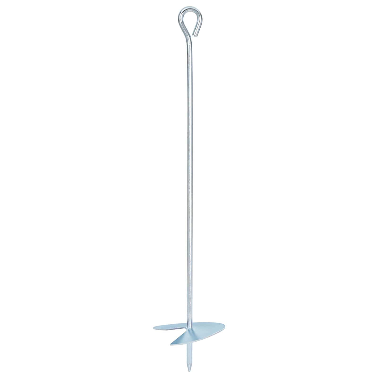 Aardeankers 10 pcs Zilverkleurig Ø10 x 50 cm is nu te koop bij PeponiXL, paradijselijk wonen!