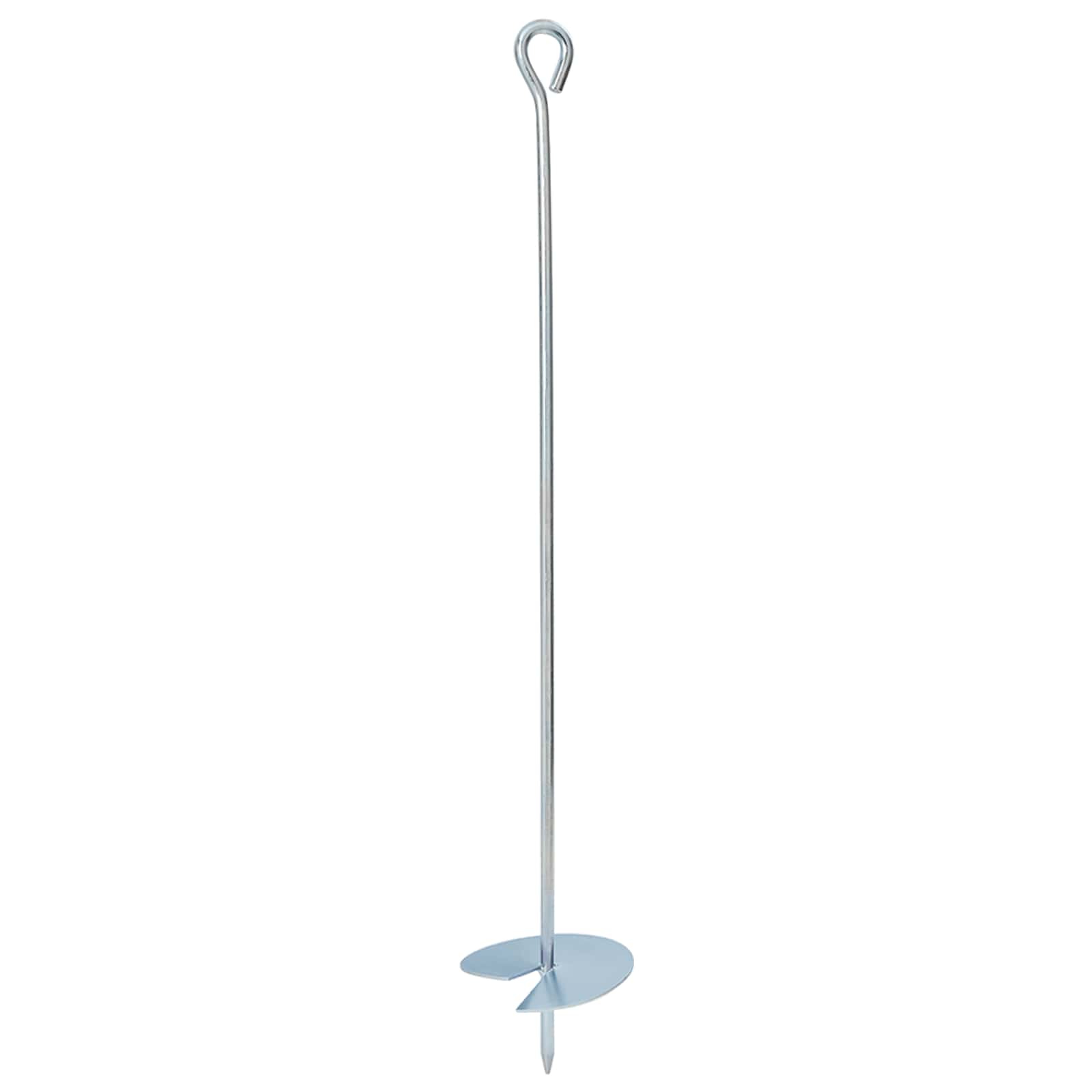 Aardeankers 2 pcs Zilverkleurig Ø10 x 60 cm is nu te koop bij PeponiXL, paradijselijk wonen!