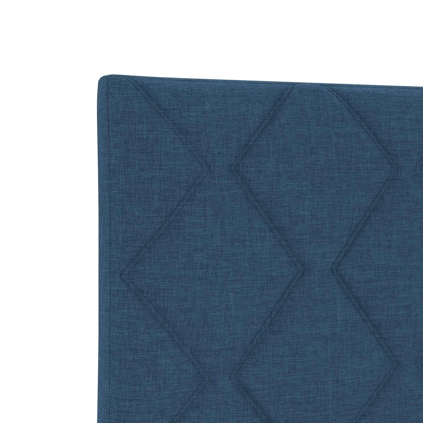 Boxspringbed met matras met hoofdeinde Blauw 90 x 190 cm Stof