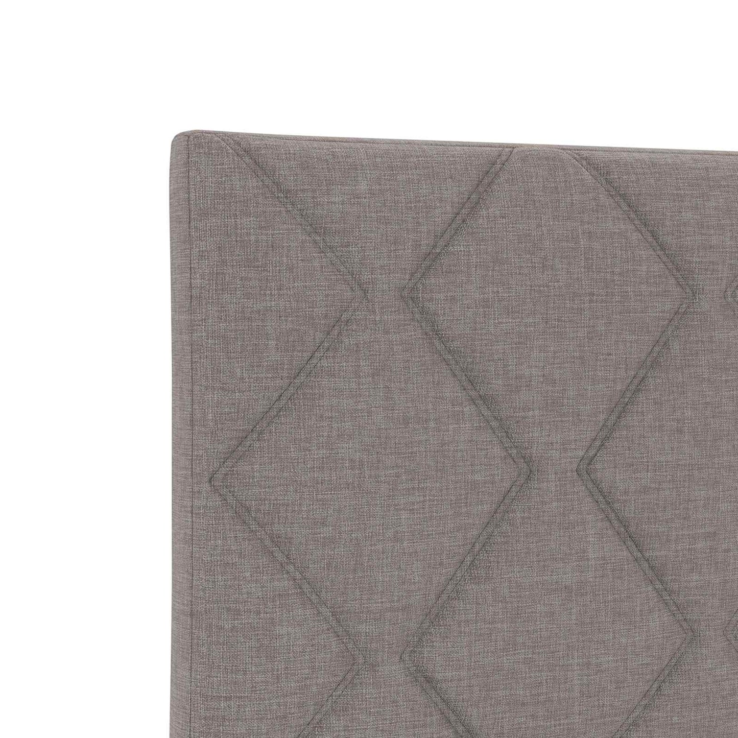Boxspringbed met matras met hoofdeinde Taupe 120 x 190 cm Stof