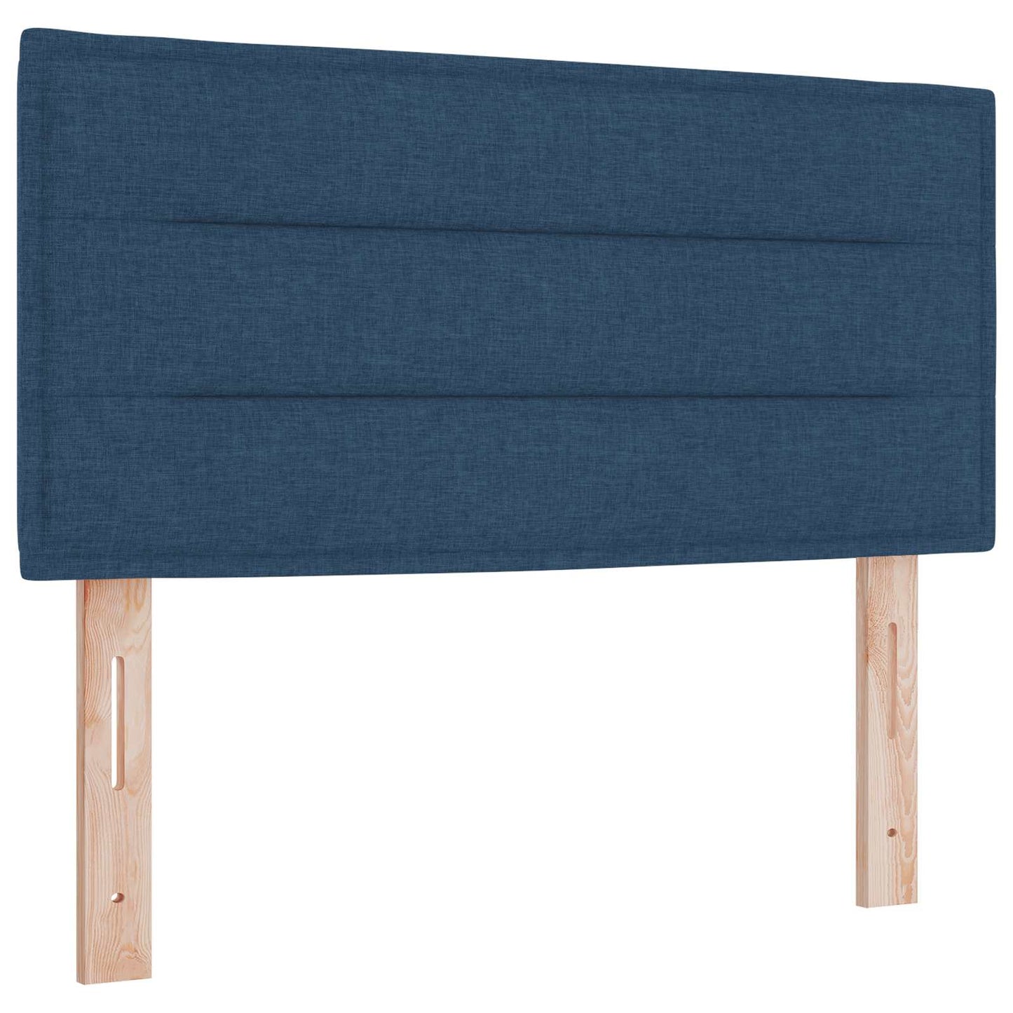 Boxspringbed met matras met hoofdeinde Blauw 120 x 200 cm Stof