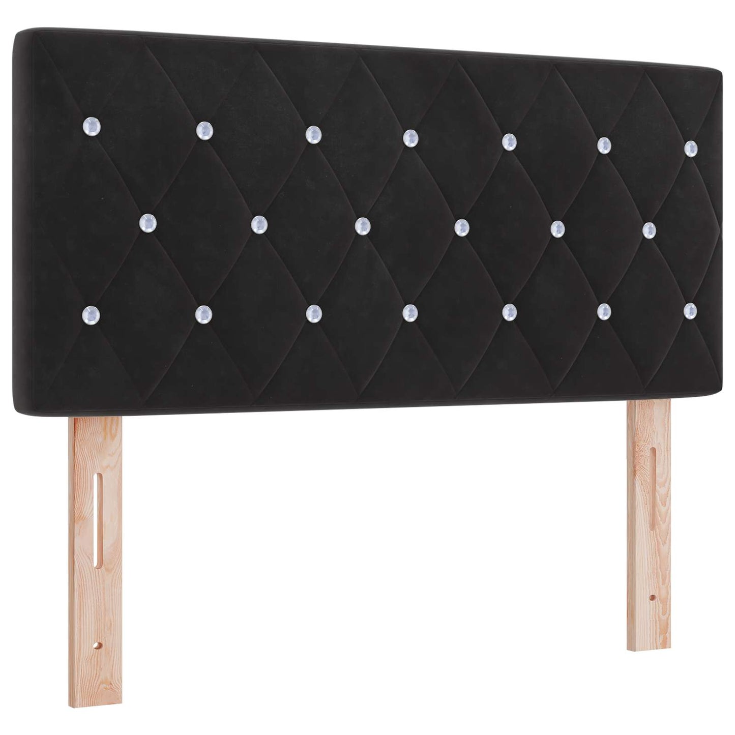 Boxspringbed met matras Zwart 120 x 200 cm Fluweel