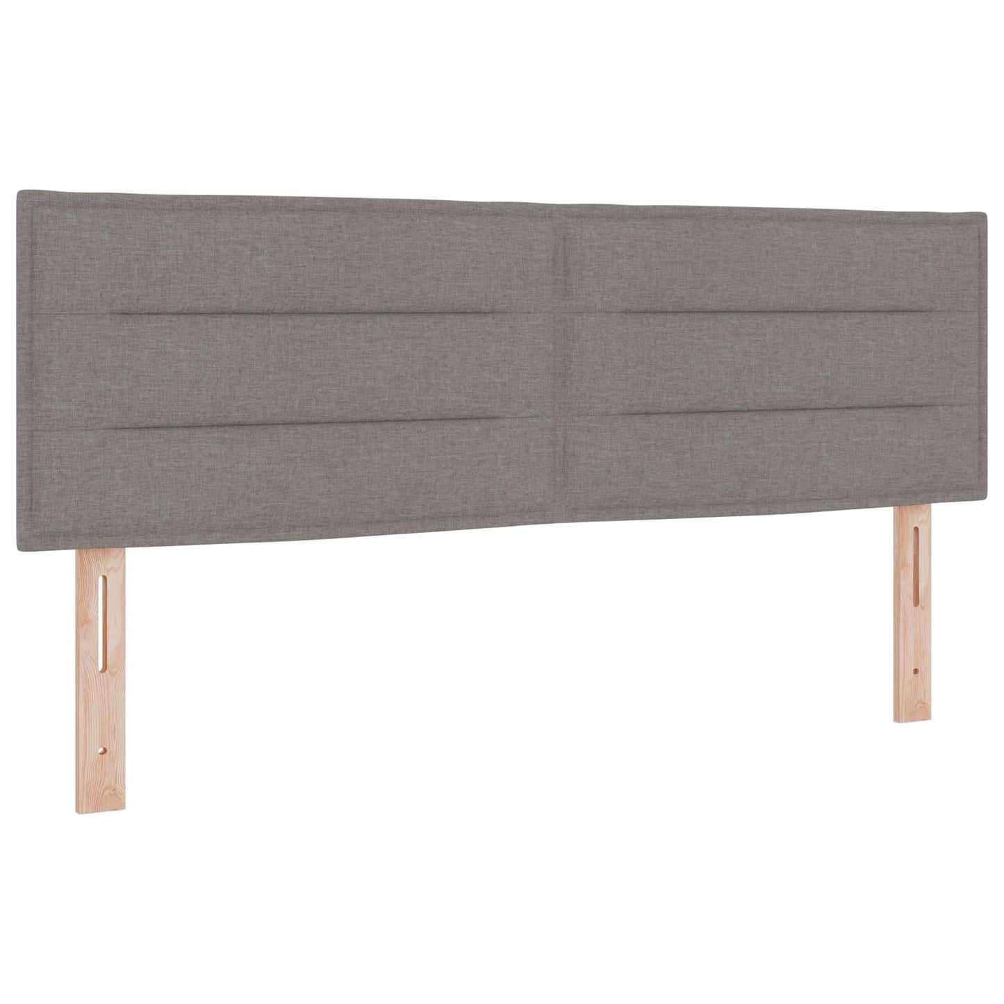 Boxspringbed met matras met hoofdeinde Taupe 140 x 200 cm Stof is nu te koop bij PeponiXL, paradijselijk wonen!