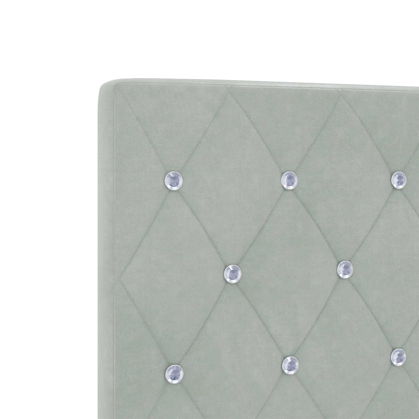 Boxspringbed met matras Lichtgrijs 80 x 200 cm Fluweel