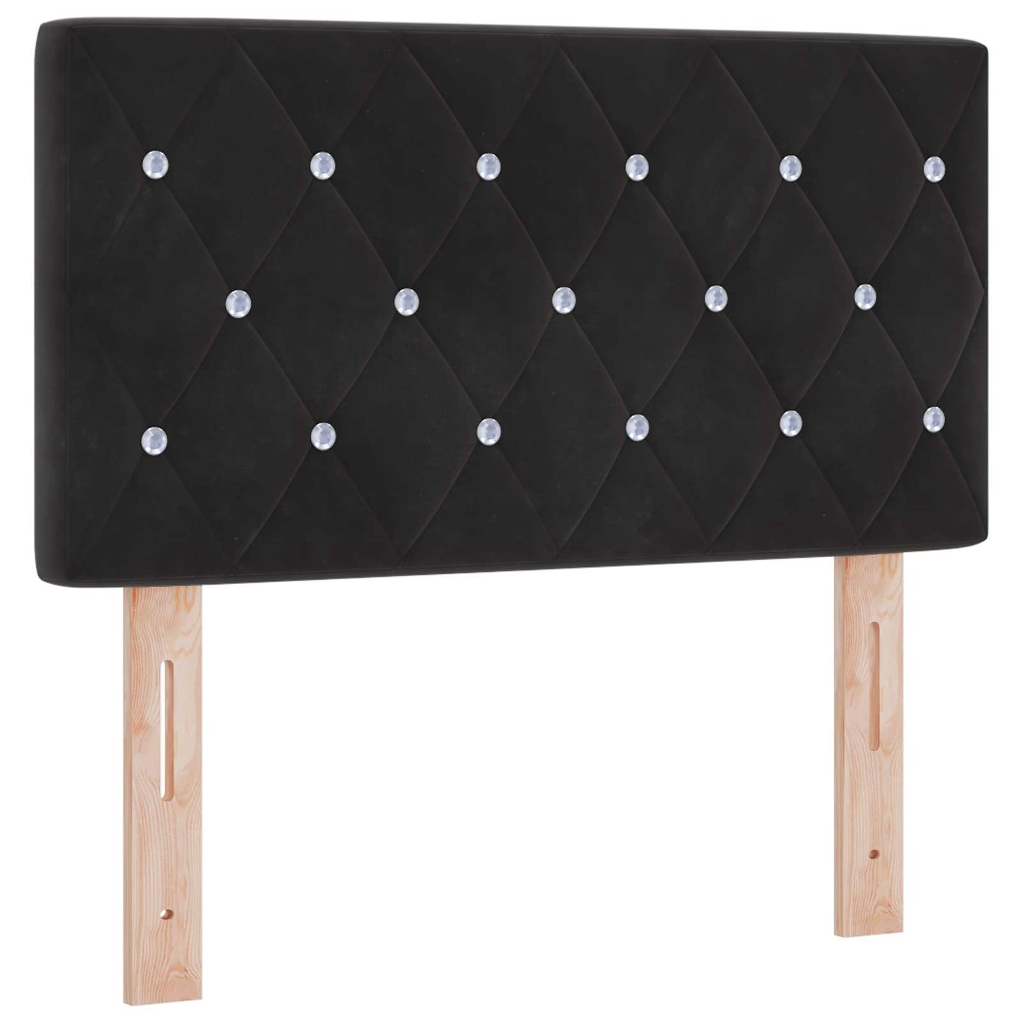 Boxspringbed met matras Zwart 80 x 200 cm Fluweel