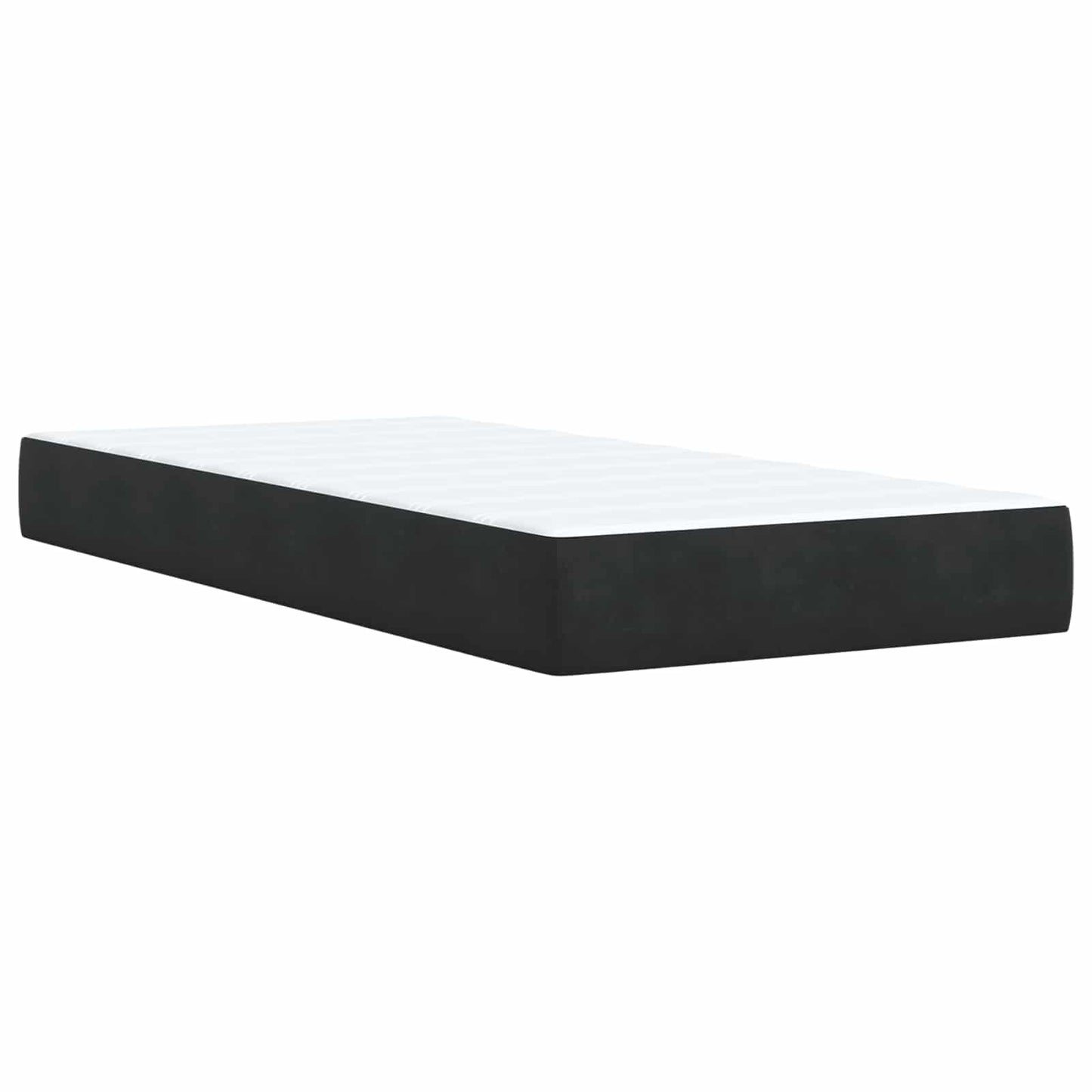 Boxspringbed met matras Zwart 80 x 200 cm Fluweel