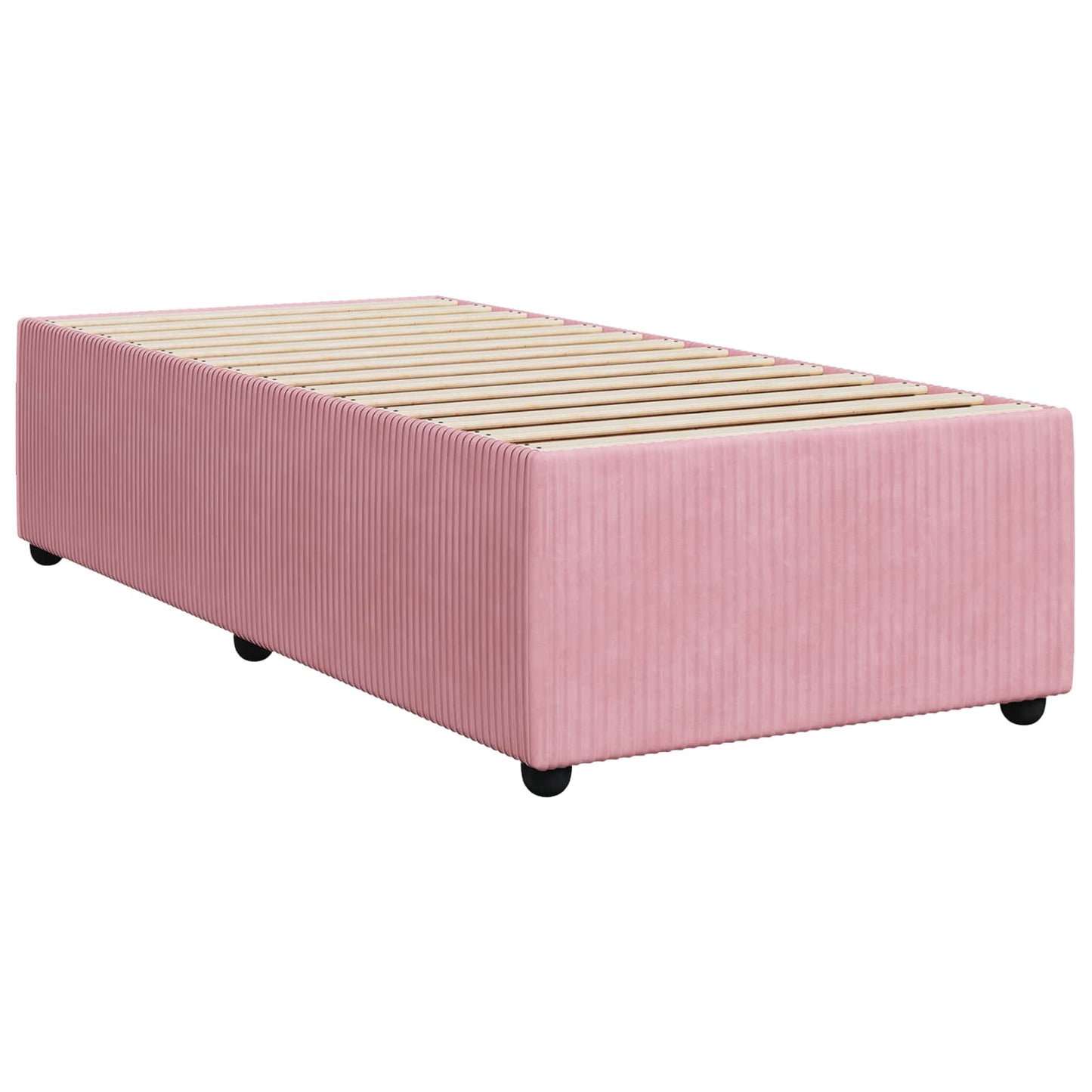 Boxspringbed met matras Roze 100 x 200 cm Fluweel