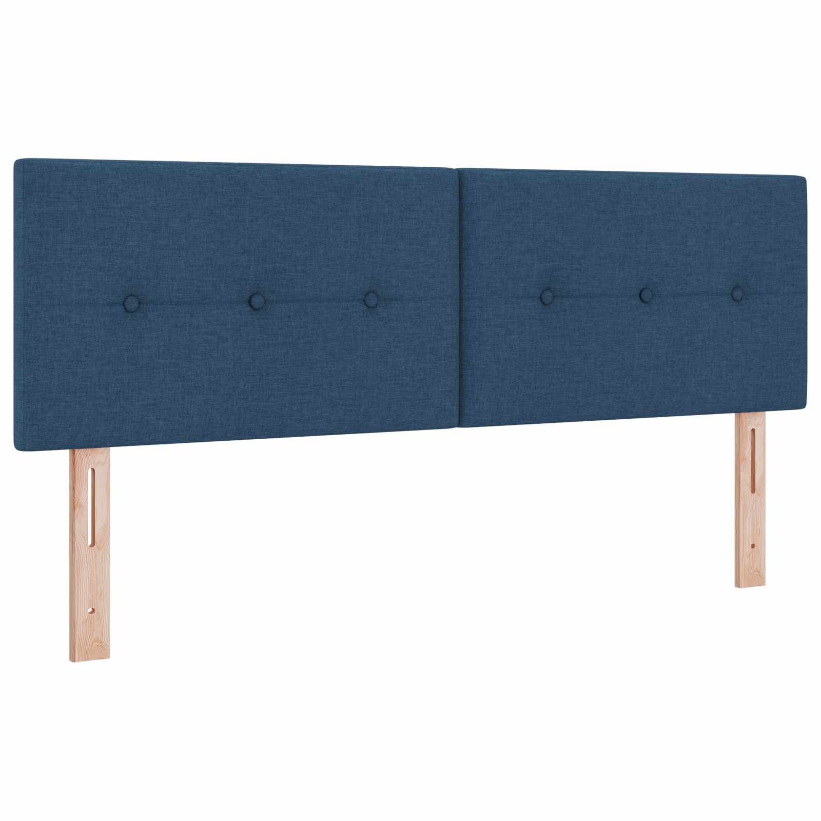 Ottoman bed met matras met hoofdeinde Blauw 140 x 190 cm Stof is nu te koop bij PeponiXL, paradijselijk wonen!