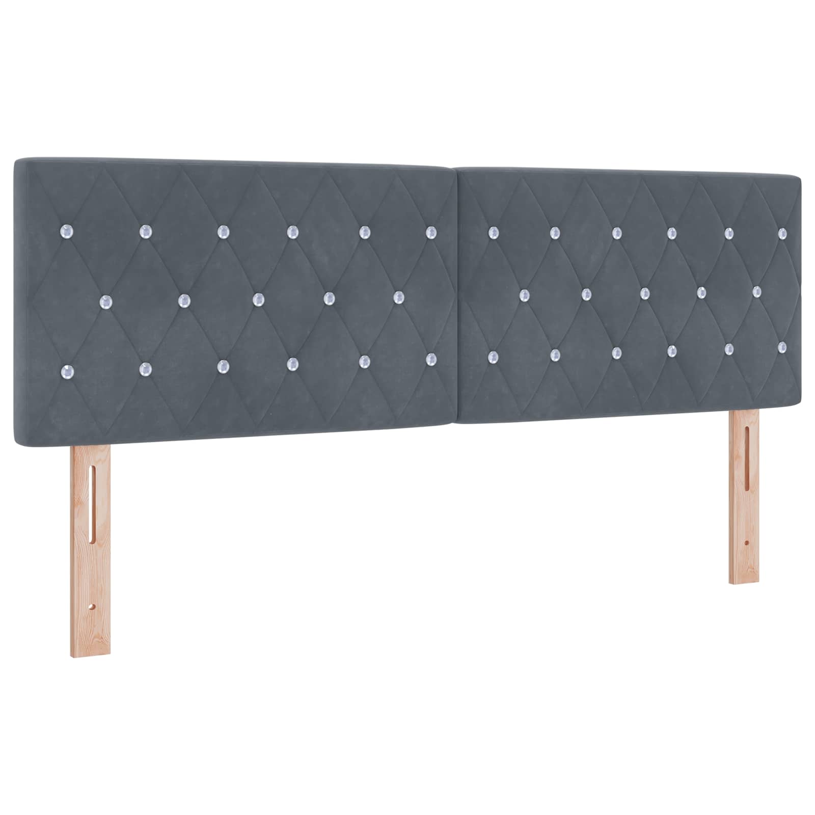 Ottoman bed met matras Donkergrijs 140 x 200 cm Fluweel is nu te koop bij PeponiXL, paradijselijk wonen!