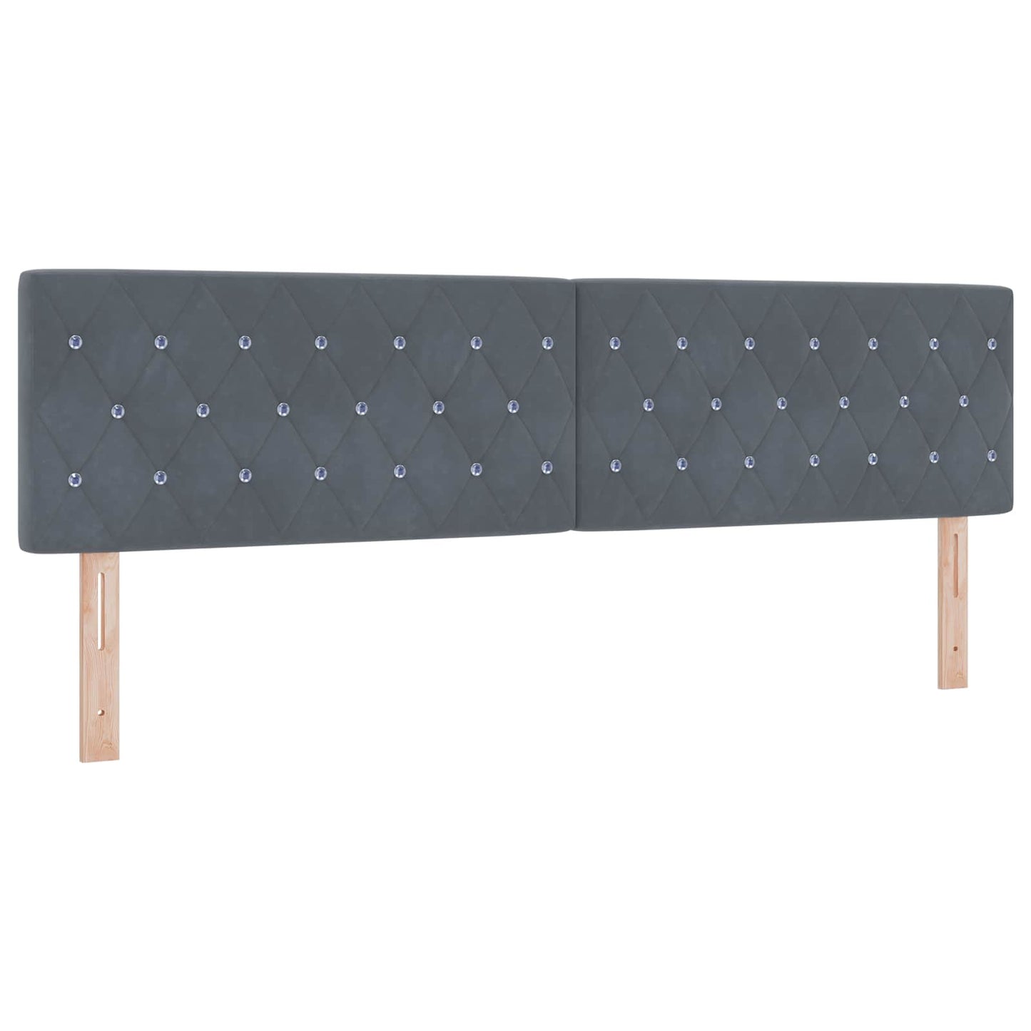 Ottoman bed met matras Donkergrijs 180 x 200 cm Fluweel is nu te koop bij PeponiXL, paradijselijk wonen!