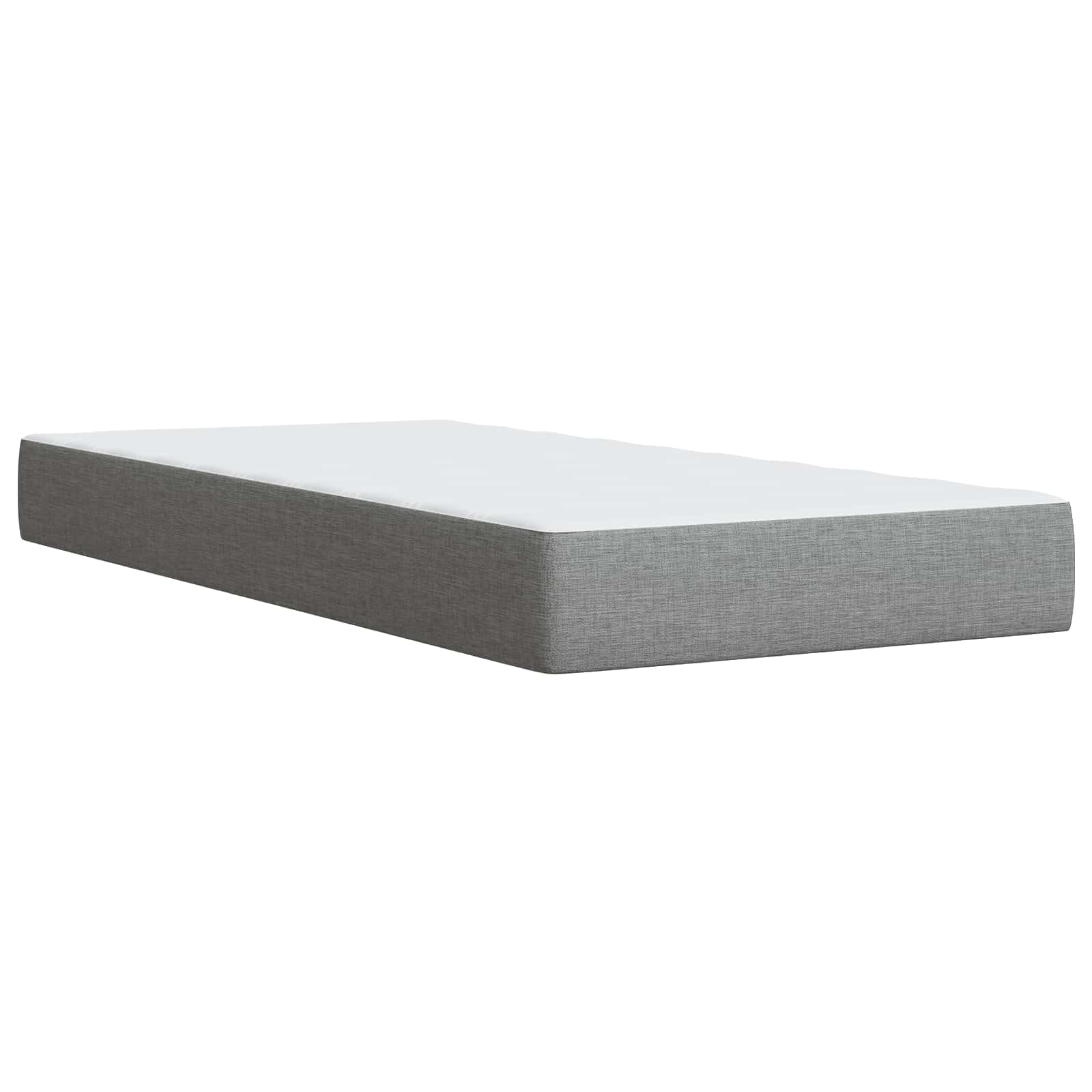 Ottoman Bed met Matrassen en LED Lichtgrijs 80 x 200 cm Stof is nu te koop bij PeponiXL, paradijselijk wonen!