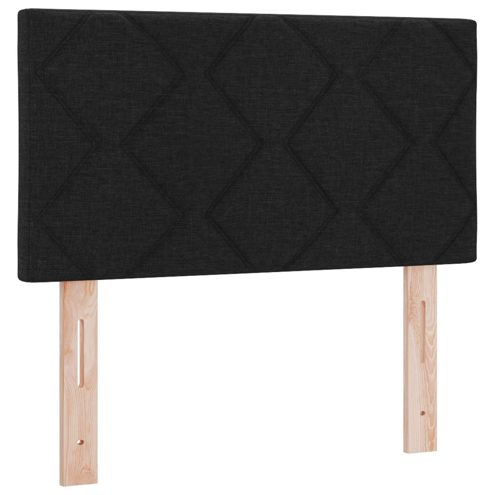 Ottoman Bed met Matrassen en LED Zwart 80 x 200 cm Stof is nu te koop bij PeponiXL, paradijselijk wonen!