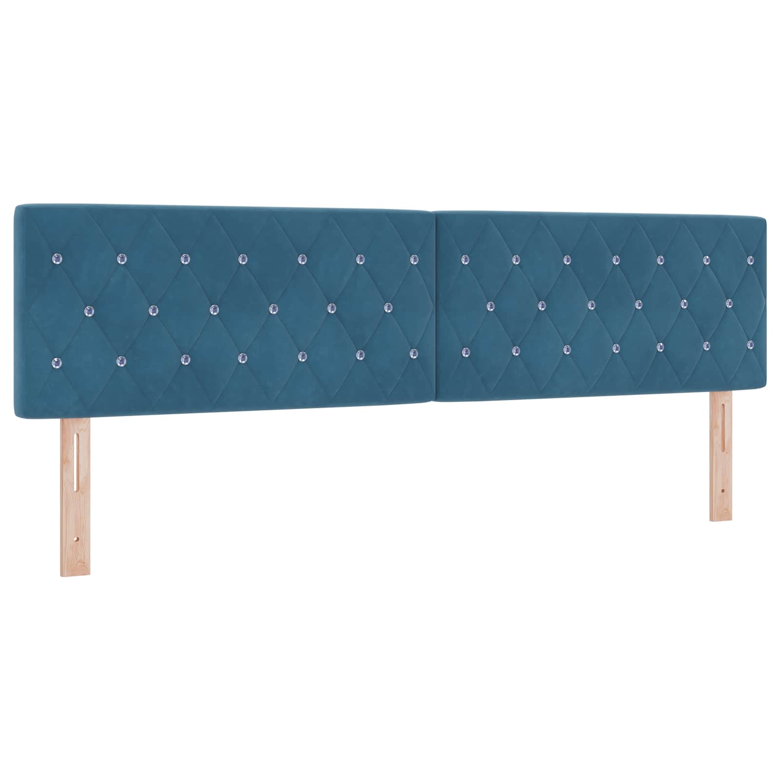 Ottoman Bed met Matrassen en LED Donkerblauw 180 x 200 cm is nu te koop bij PeponiXL, paradijselijk wonen!