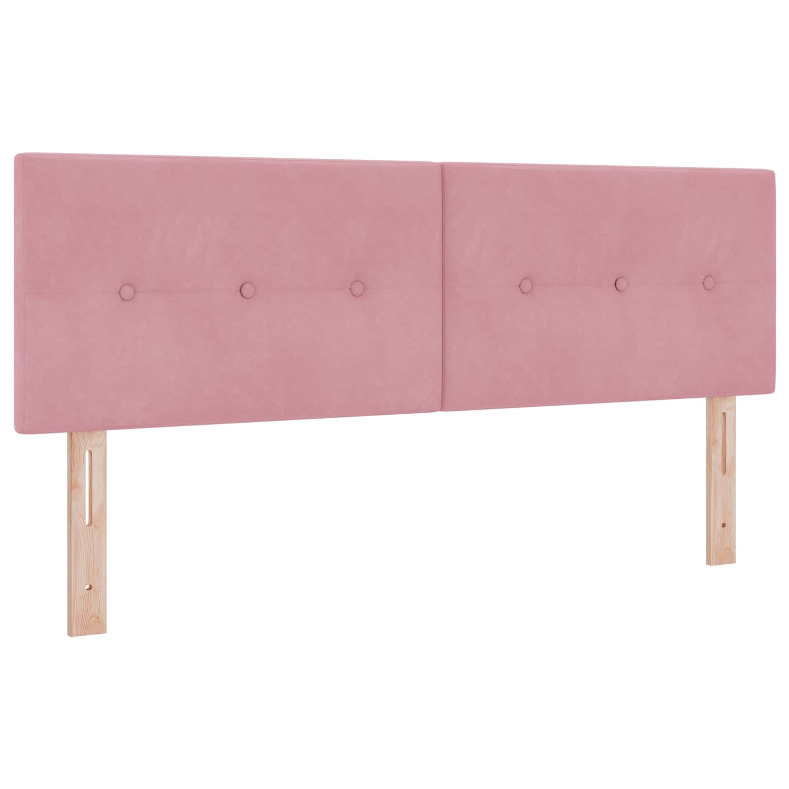 Ottoman Bed met Matrassen en LED Roze 160 x 200 cm fluweel is nu te koop bij PeponiXL, paradijselijk wonen!