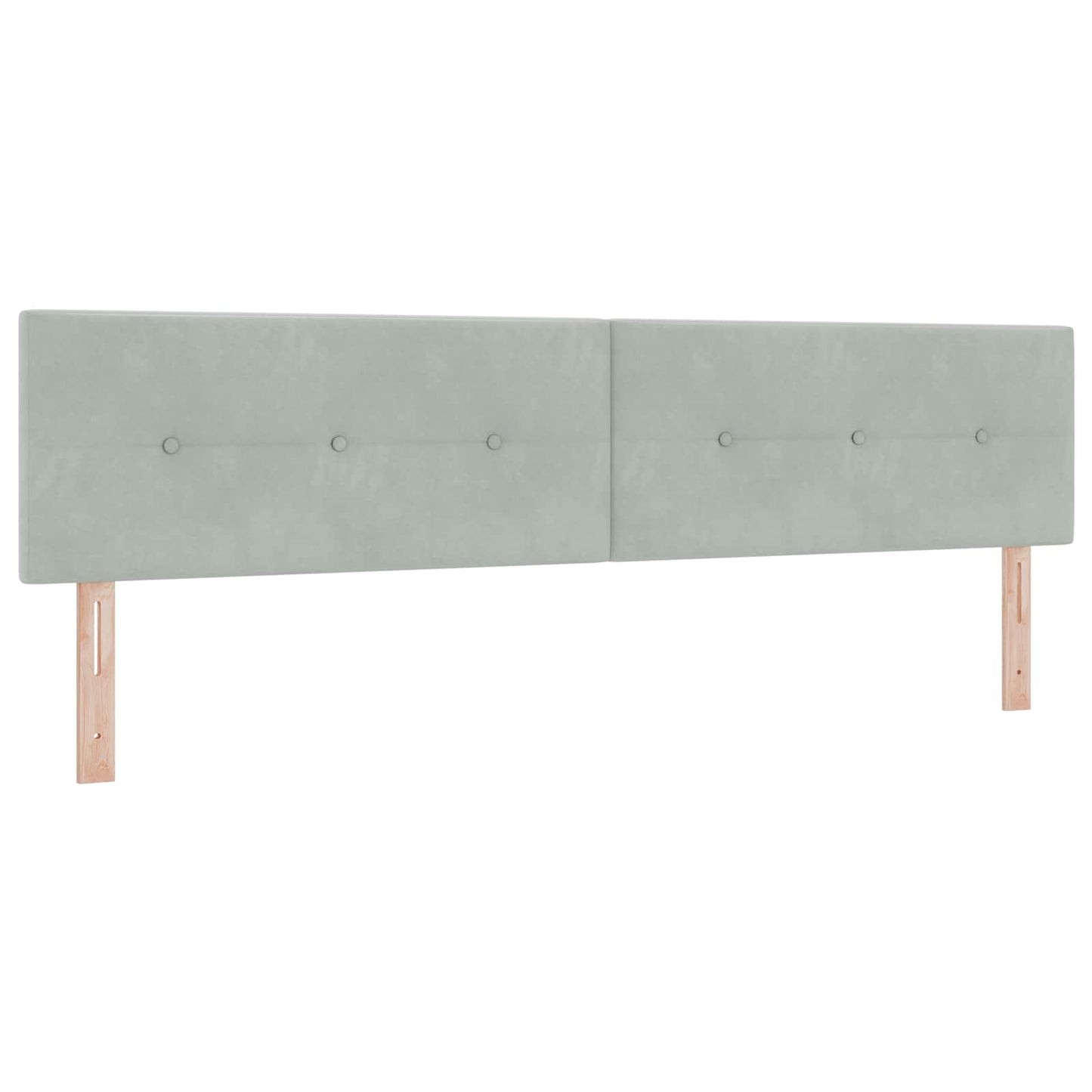 Ottoman Bed met Matrassen en LED Lichtgrijs 200 x 200 cm is nu te koop bij PeponiXL, paradijselijk wonen!