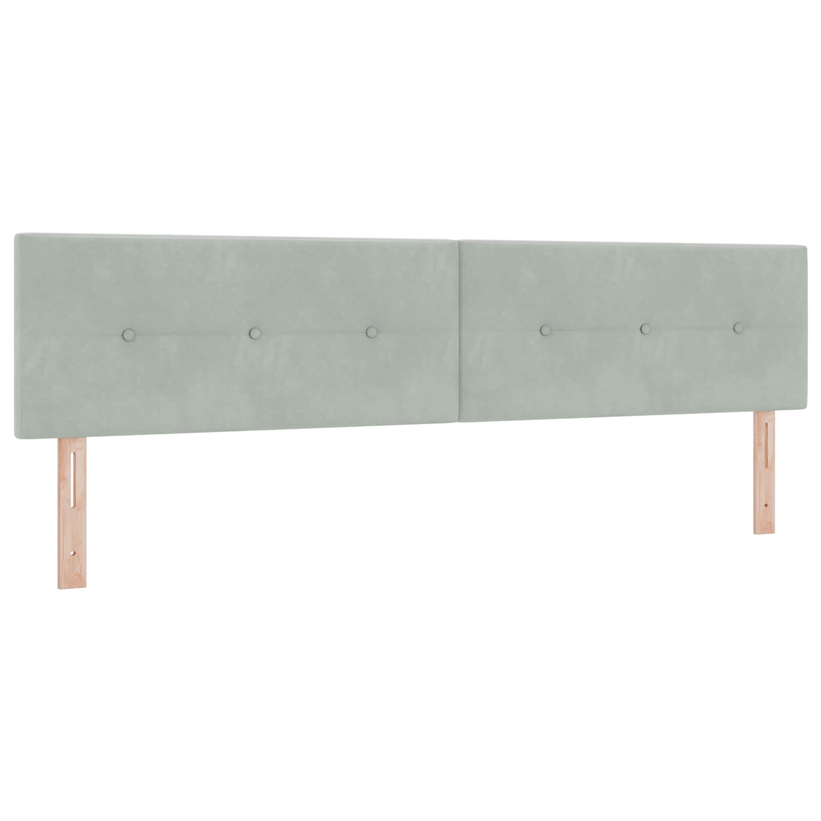 Ottoman Bed met Matrassen en LED Lichtgrijs 200 x 200 cm is nu te koop bij PeponiXL, paradijselijk wonen!