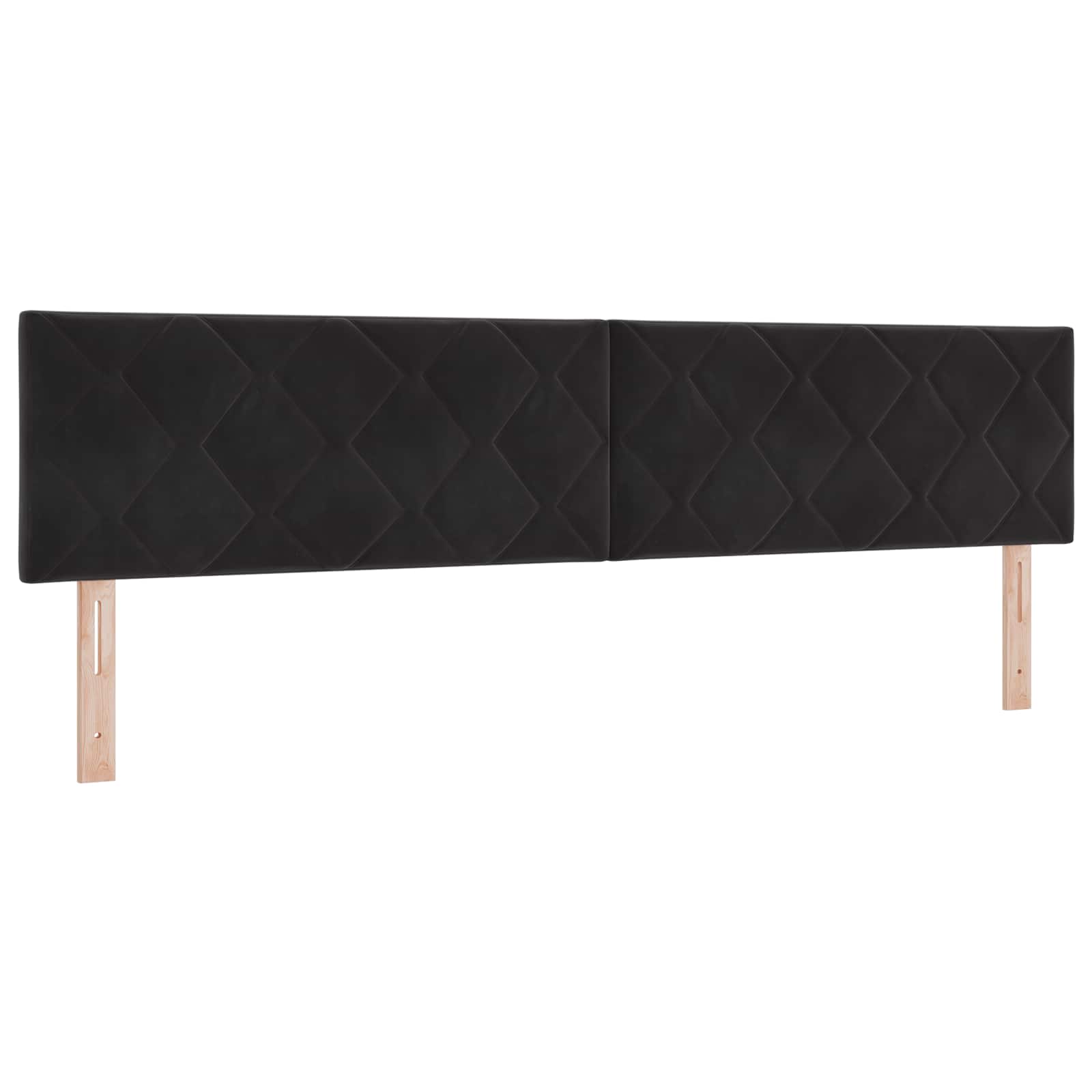 Ottoman Bed met Matrassen en LED Zwart 200 x 200 cm fluweel is nu te koop bij PeponiXL, paradijselijk wonen!