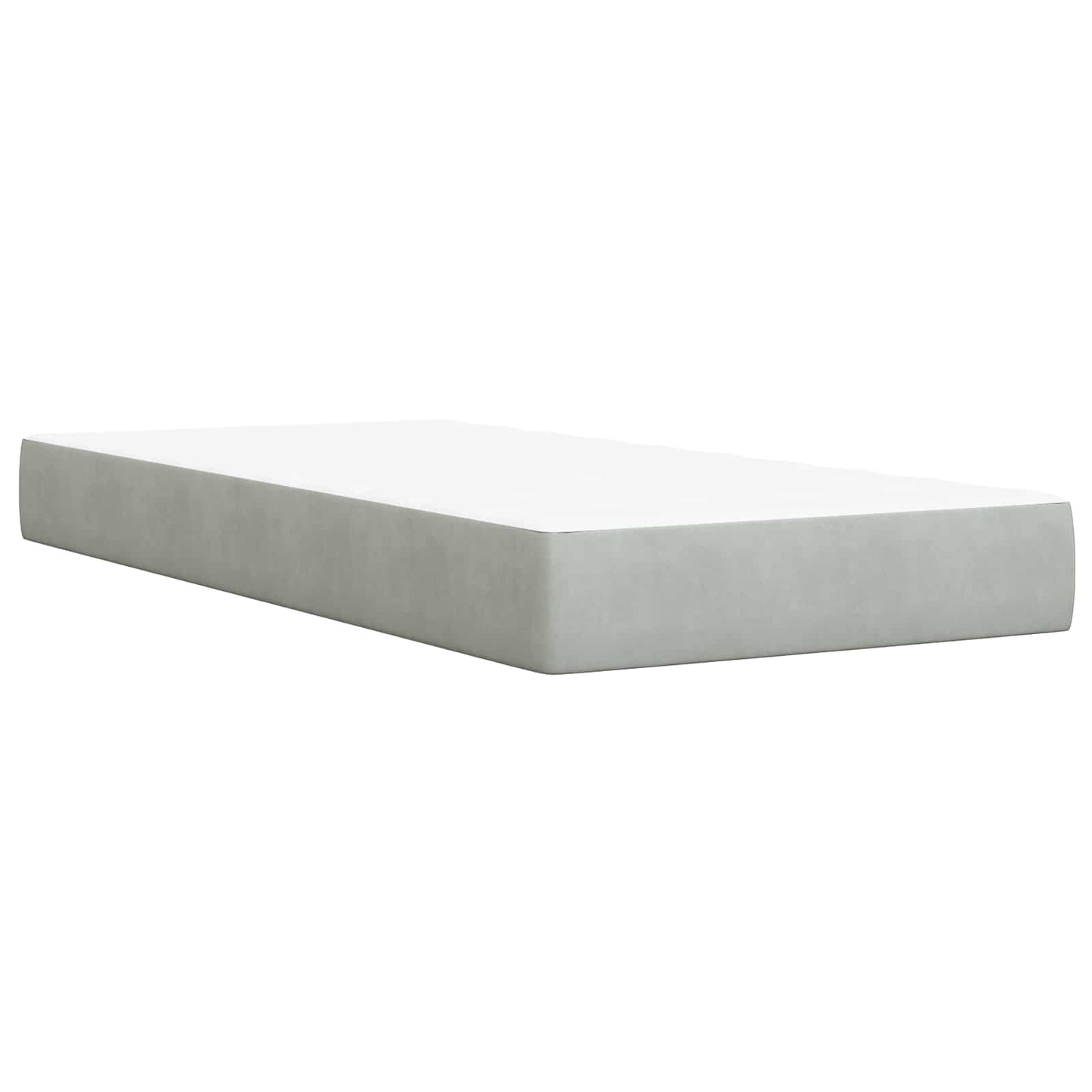 Ottoman Bed met Matrassen en LED Lichtgrijs 160 x 200 cm is nu te koop bij PeponiXL, paradijselijk wonen!