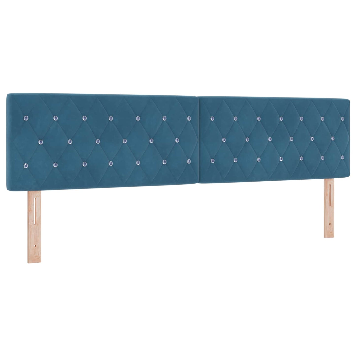 Ottoman Bed met Matrassen en LED Donkerblauw 180 x 200 cm is nu te koop bij PeponiXL, paradijselijk wonen!