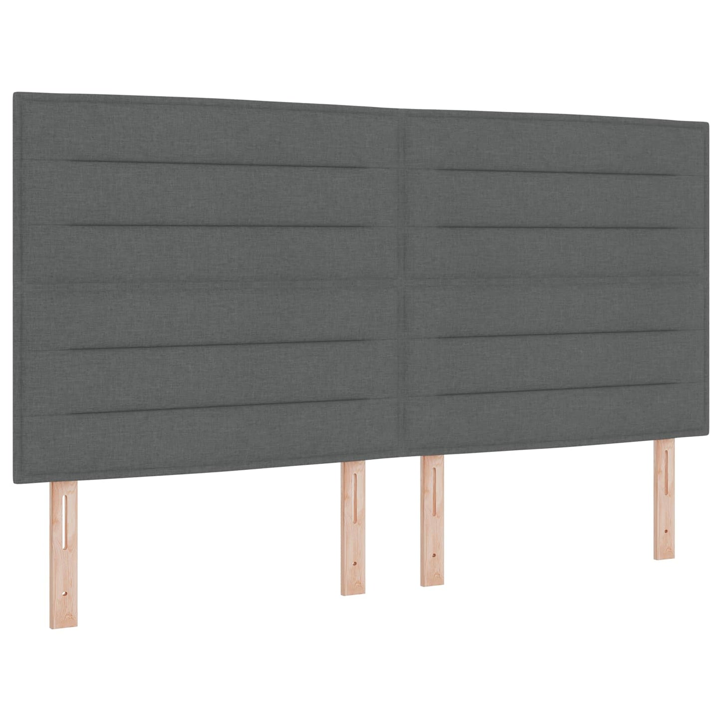 Ottoman bed met matras met hoofdeinde 2 st Donkergrijs Stof is nu te koop bij PeponiXL, paradijselijk wonen!