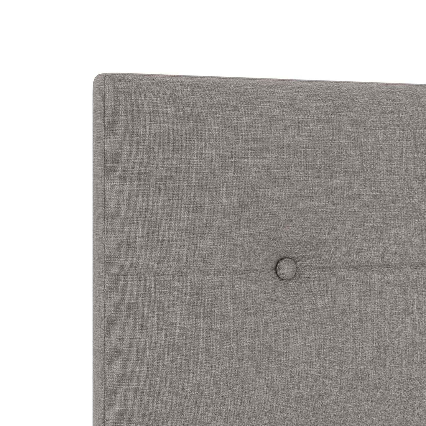 Ottoman bed met matras met hoofdeinde 2 st Taupe Stof