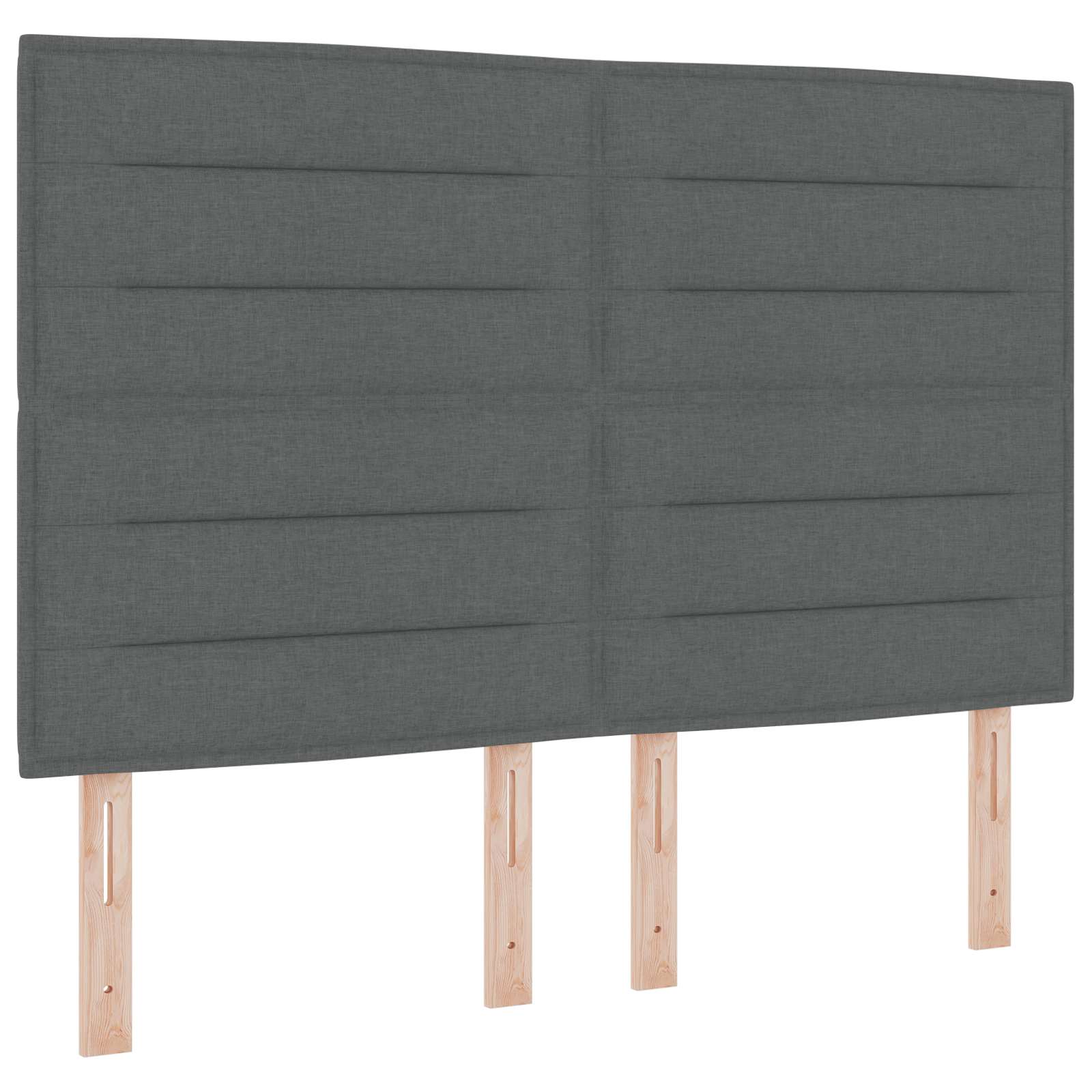 Ottoman Bed met Matrassen en LED Donkergrijs 140 x 190 cm Stof is nu te koop bij PeponiXL, paradijselijk wonen!