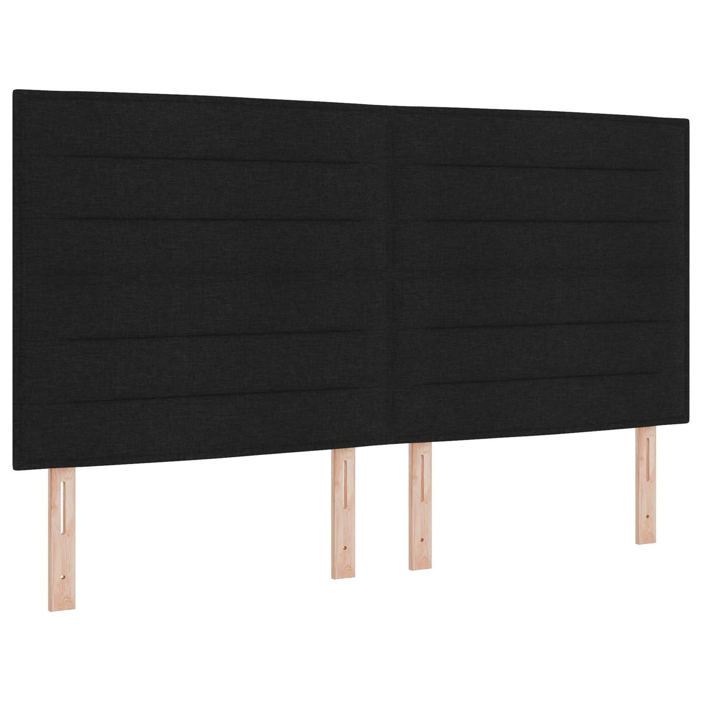 Ottoman Bed met Matrassen en LED Zwart 180 x 200 cm Stof is nu te koop bij PeponiXL, paradijselijk wonen!