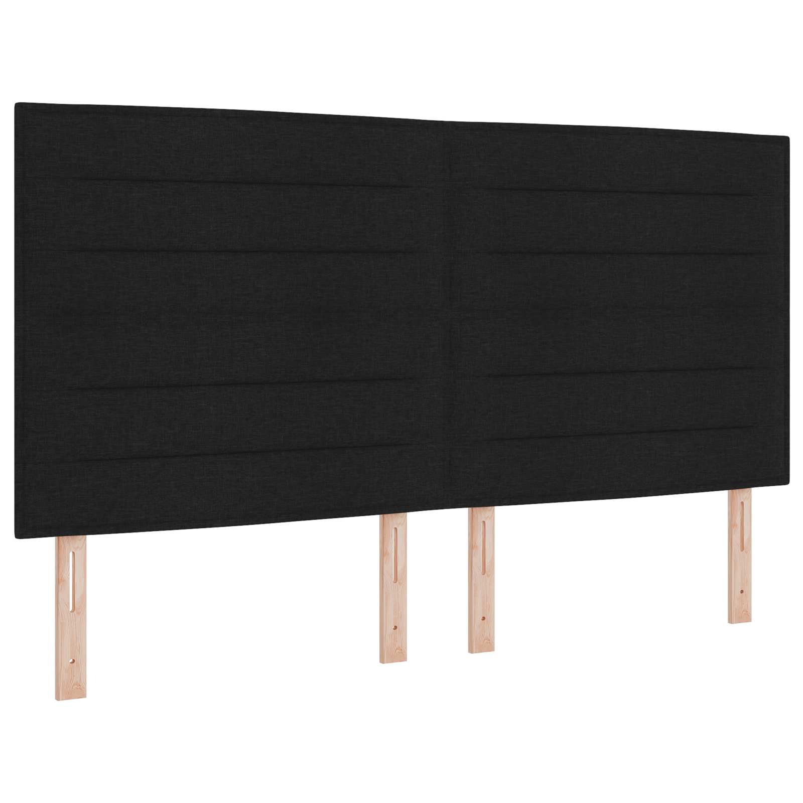 Ottoman Bed met Matrassen en LED Zwart 180 x 200 cm Stof is nu te koop bij PeponiXL, paradijselijk wonen!