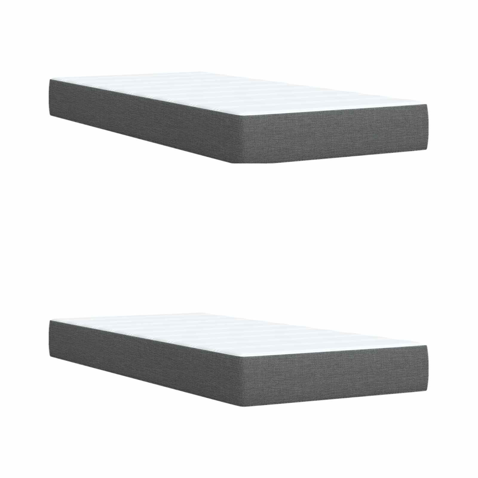 Opbergbed met matras Donkergrijs 200 x 200 cm fluweel is nu te koop bij PeponiXL, paradijselijk wonen!
