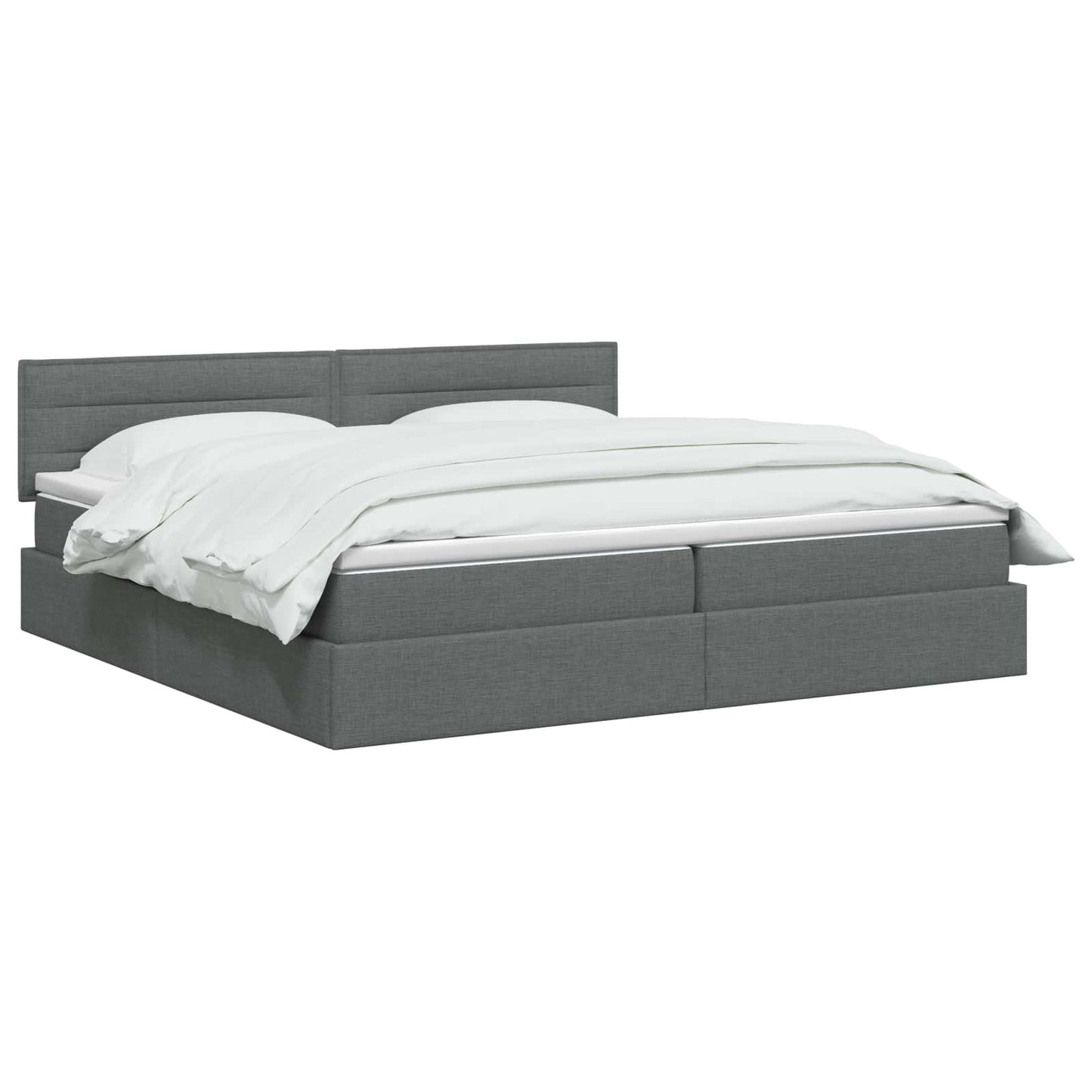 Opbergbed met matras Donkergrijs 200 x 200 cm fluweel is nu te koop bij PeponiXL, paradijselijk wonen!