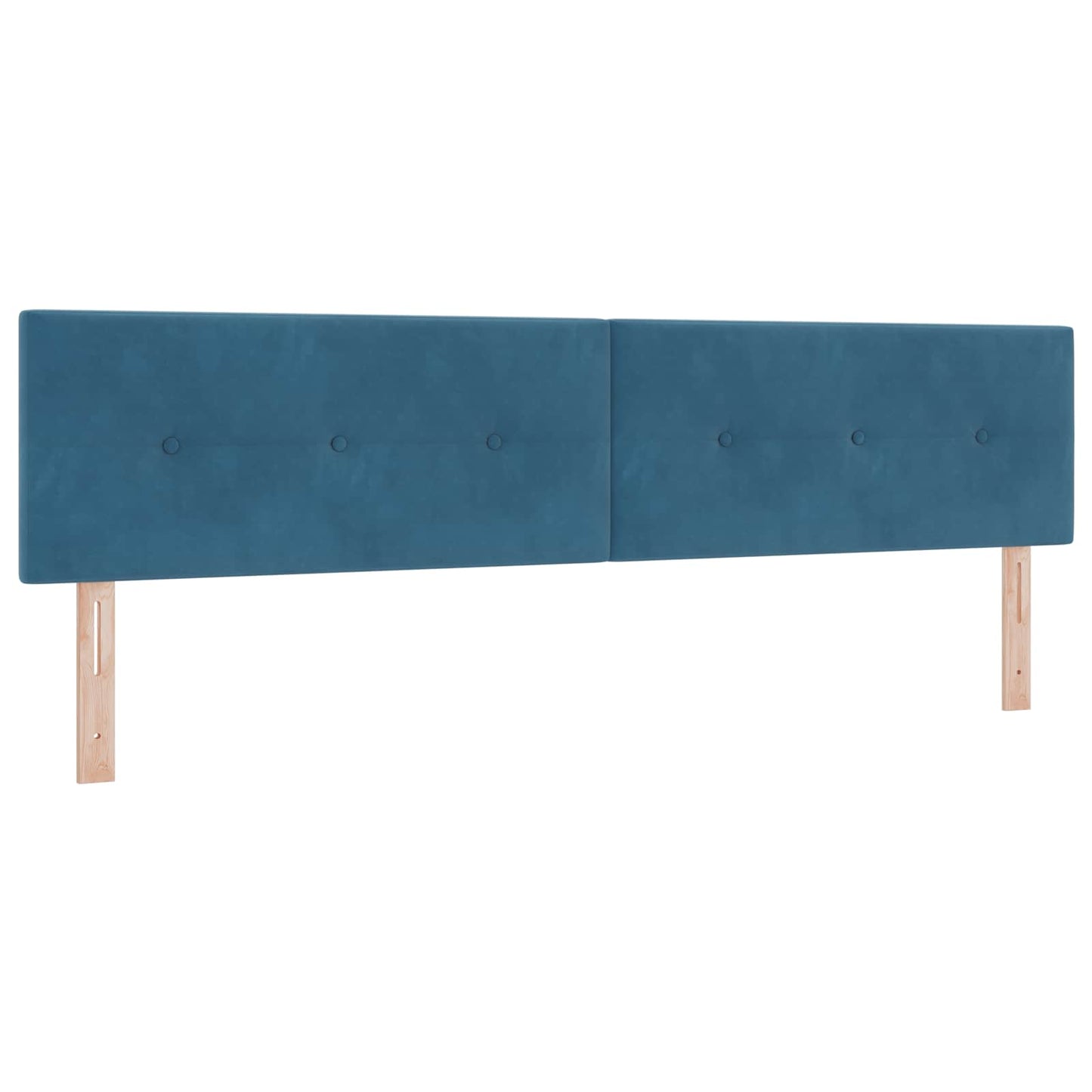 Opslag bed met hoofdeinde Donkerblauw 200 x 200 cm Fluweel is nu te koop bij PeponiXL, paradijselijk wonen!
