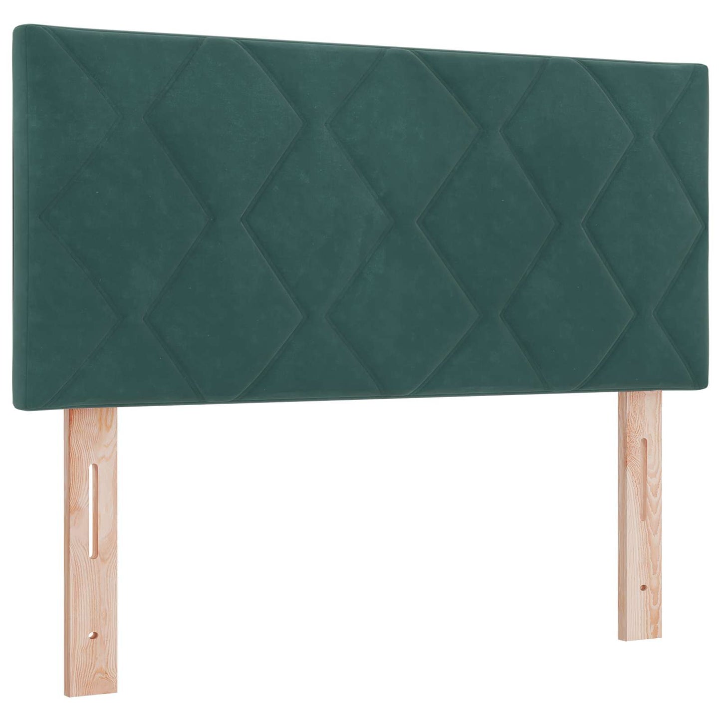 Opslag bed met hoofdeinde Donkergroen 90 x 190 cm Fluweel is nu te koop bij PeponiXL, paradijselijk wonen!